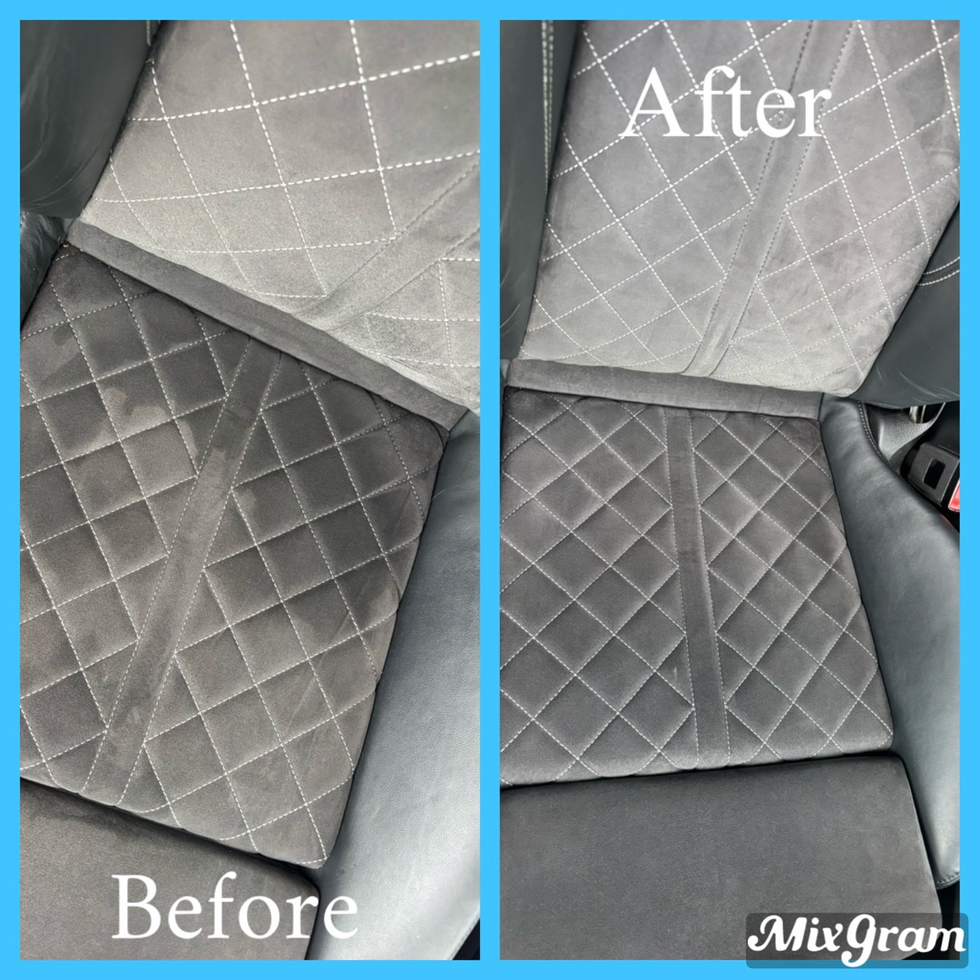 Coca-Cola emergency on alcantara seats 😳. Sorted within 2 hours from getting the phone call, crisis averted 🚑