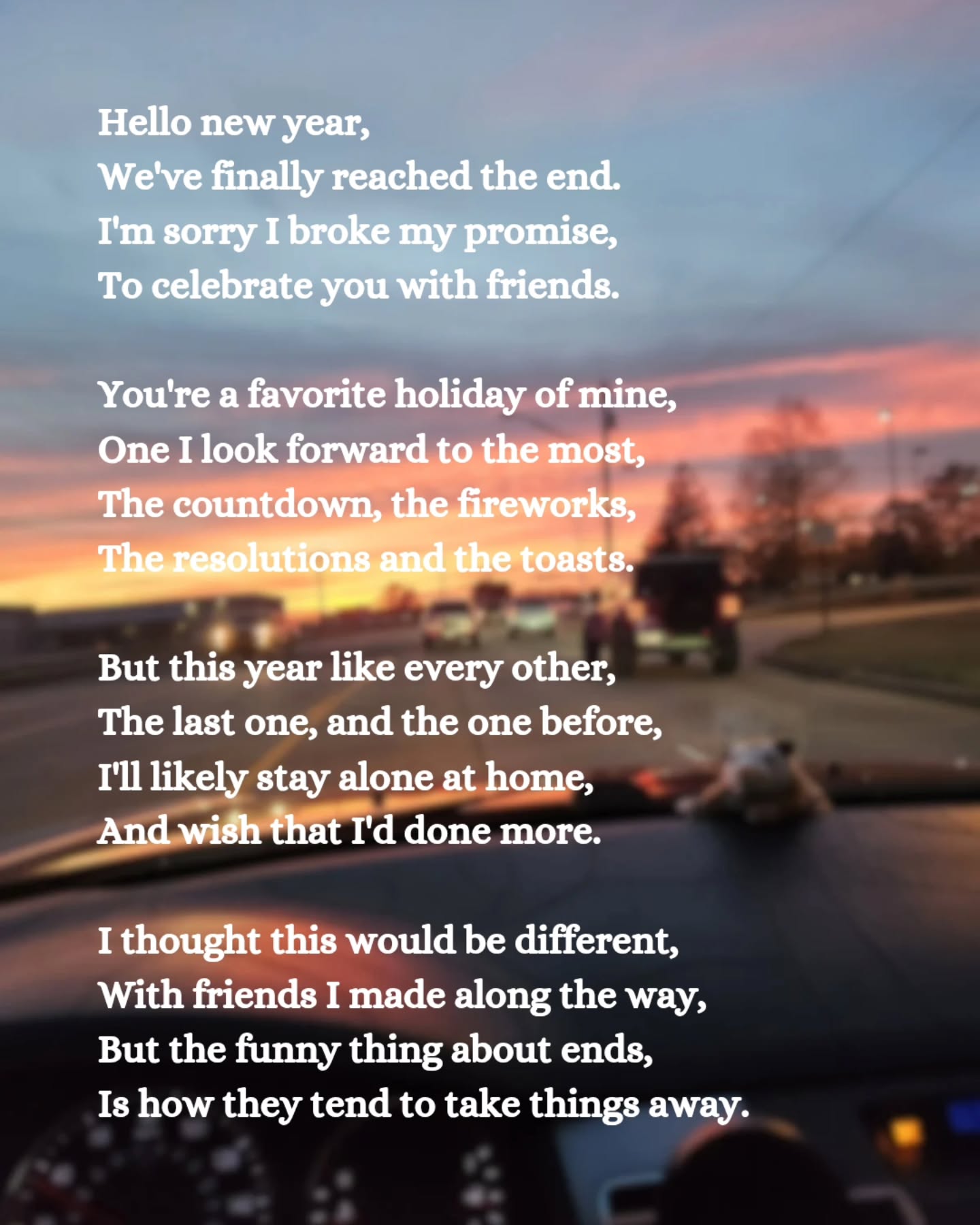 π₯πThank you 2025 for all the incredible things you gave me. I will cherish all of it until the end of timeππ₯
How are yall spending your new years?? Any fun goals you want to share or acomplishments??
π₯π
#authorlife #poetry #newyears #writing #endofyear