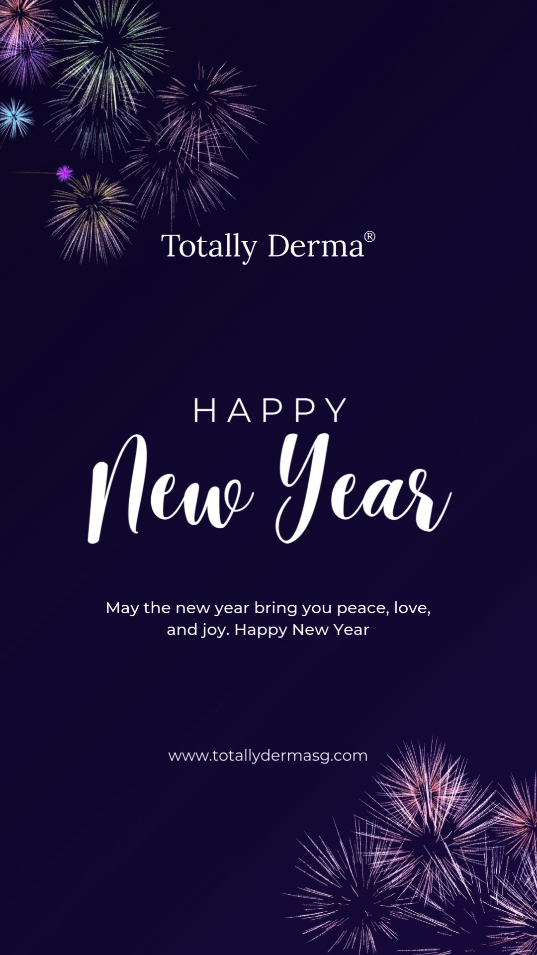 Cheers to new beginnings, healthy habits, and glowing days ahead.
Happy New Year ✨
#totallydermasg