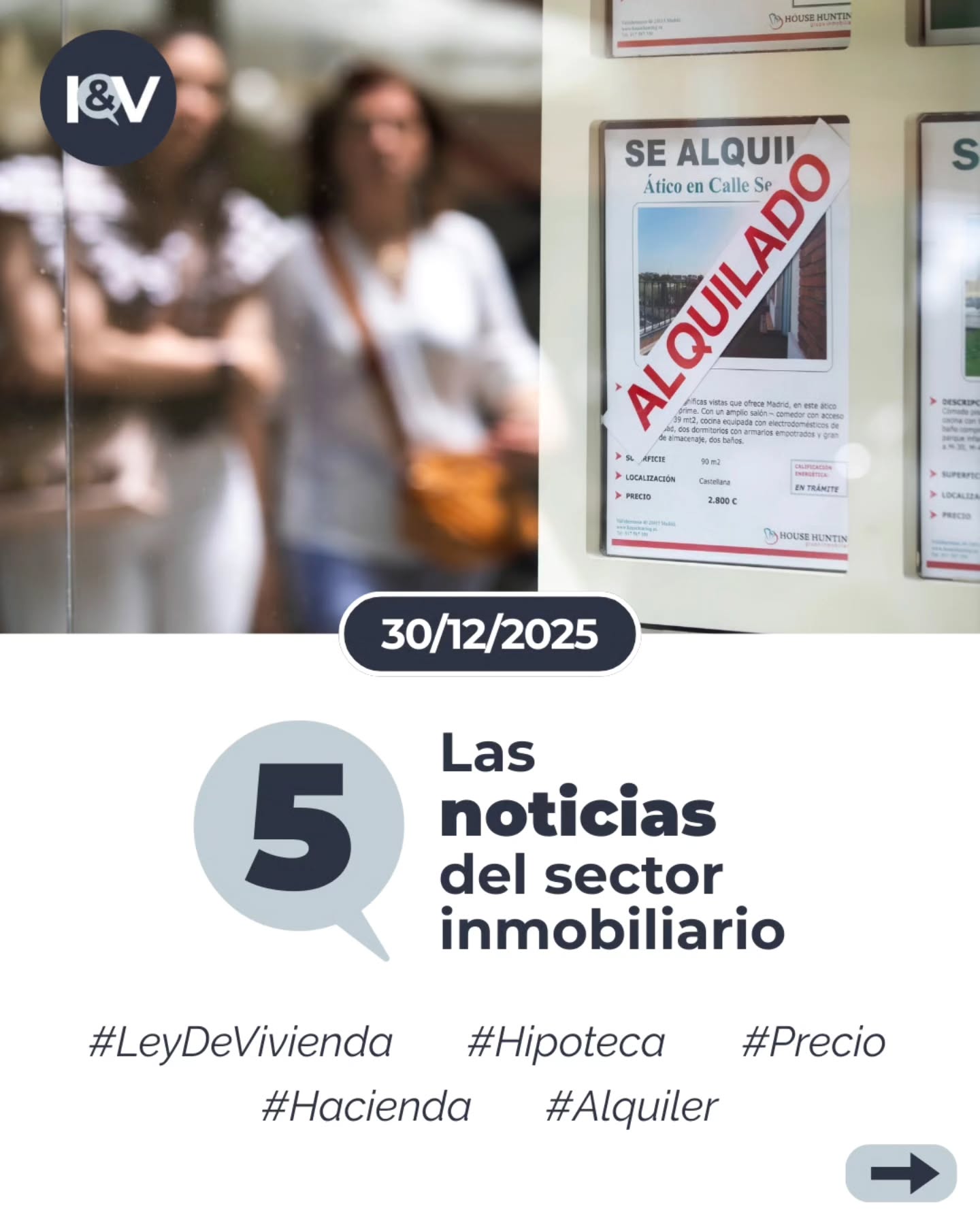 Las noticias más importantes del día del sector inmobiliario👇🏻
➡️ Más de la mitad de españoles desconoce la Ley de Vivienda
➡️ Las hipotecas se encarecerán en 2026 tras el boom inmobiliario
➡️ El precio medio de la vivienda crece un 13,1% interanual
➡️ Los nuevos impuestos disparan la recaudación de Hacienda
➡️ El bloqueo del alquiler impulsa la oferta de pisos compartidos
#inmobiliario #vivienda #inversionyvivienda