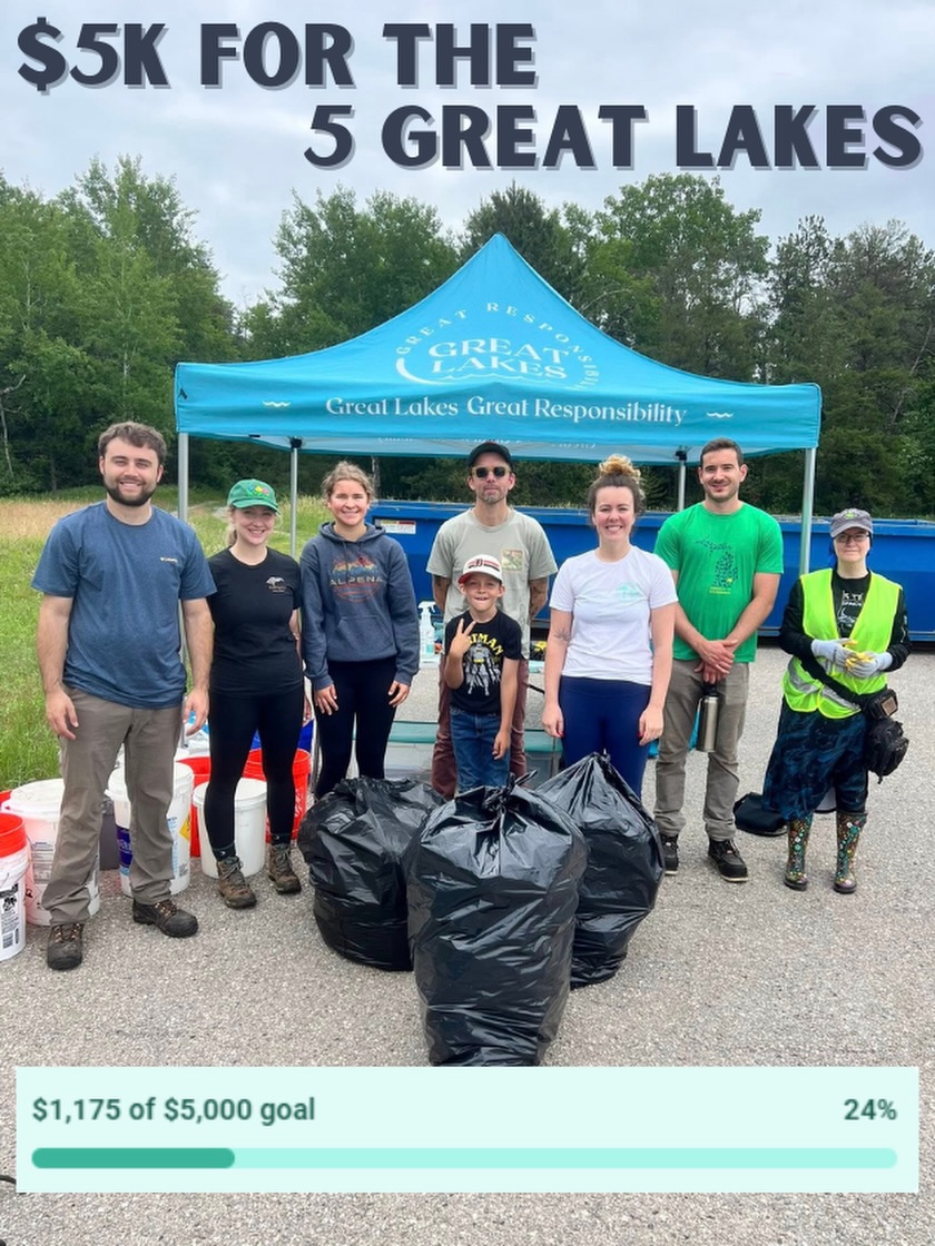 We are running toward a goal to raise $5,000 for the 5 Great Lakes before the end of 2025! Will you help?
All donations will go toward marine debris removal and prevention efforts:
1. Great Lakes watershed cleanups: education and stewardship through tangible action!
2. Marine debris prevention campaigns: targeting policies and behaviors to stop marine debris at its source.
3. Great Lakes Cleanup Mini Grants:funds for other like-minded organizations that are doing great work, but need some additional capacity.
If any of these efforts resonate with you, please consider making a tax-deductible donation today. GLGR is a 501(c)(3) tax-exempt organization, IRS Section 170 (b)(2)(iii) for both federal and state tax purposes. Our federal tax identification number is 86-2553782.
Cheers to clean water! Visit www.greatlakeslove.org to donate. 🌏 🧤 🪣 🌊