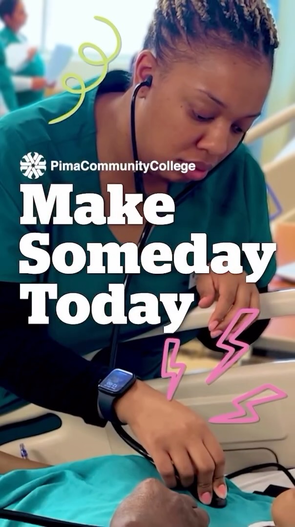You’ve got goals. We’ve got 100+ degree and certificate programs to help you reach them.
With five campuses, fully online options, 1,000+ transferable courses, and unlimited ways to make the most of your college experience, your “someday” starts today at Pima Community College.
Our Spring, Summer, and Fall 2026 applications are open! Apply now at Pima.edu/apply 💙
📸: @pcctv121
#pimacommunitycollege #makesomedaytoday #southernarizona #tucson