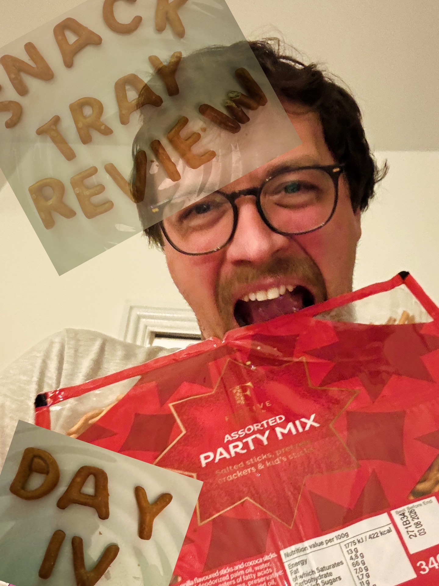 SNACK TRAY REVIEW
DAY 4
B&M assorted party mix
You know that the party doesn’t start until you have a mix, and that mix? You better hope it’s assorted. I always thought that a mix is already an assortment, but that level of tediousness is annoying me as I write it, so that’s gotta be pretty bad.
1. I’m starting on what I think was a mistake in my part, the ‘kid’s sticks’ who is the kid? Billy? I hope not. What makes these kid’s sticks is I assume the fact that they’re sweet, with a light vanilla and chocolate flavour. A quite frankly insane decision when gearing up for a savoury tray. But you gotta love ambition, and a swing for being the new sweet and salty but without the salty is at least something.
2. Pretzel crowns - you gotta have ‘em, is it a snack tray without the monarchs seal? But uneasy rests the head that eats this crown, as they’re a bit weird. I don’t know if the photo does justice, but they’re kinda wrinkly, with one part of each having a crowns worth of salt concentrated in it. Not my crown.
3. Pretzel stick - the crown was a shot across the bow, a heed to caution. And caution I took, high vis and a light up lead across the flashing pelican cross of snack. These taste just a little stale, what can you do? Ideally, not make stale pretzel sticks, but here we are.
4. Crackers - we’ve got 4 shapes in the cracker zone, which I think are after suits of cards. You know, hearts, spades, clubs and a weird fish/vase from Zelda. They’re not bad for what they are, and it’s nice to taste a smooth heart shape that was denied by the cruel hand of aldi yesterday.
Variety - 3/5
Flavour - 1/5
Shapes - 3/5
Munching - 3/5
TOTAL 10/20
Perhaps my palette has been developed too much. In the gym of snack tray life I’ve pushed too far, and I’ve lost sight of the true meaning of a savoury tray. But this tray is fine, it’s not as tasty as the others, it’s made me stop and look at the weird offerings going in the gob, but also, it’s got an option to mix sweet and savoury. You know, for the children.
#snacktray #snacktrayreview #kidssticks