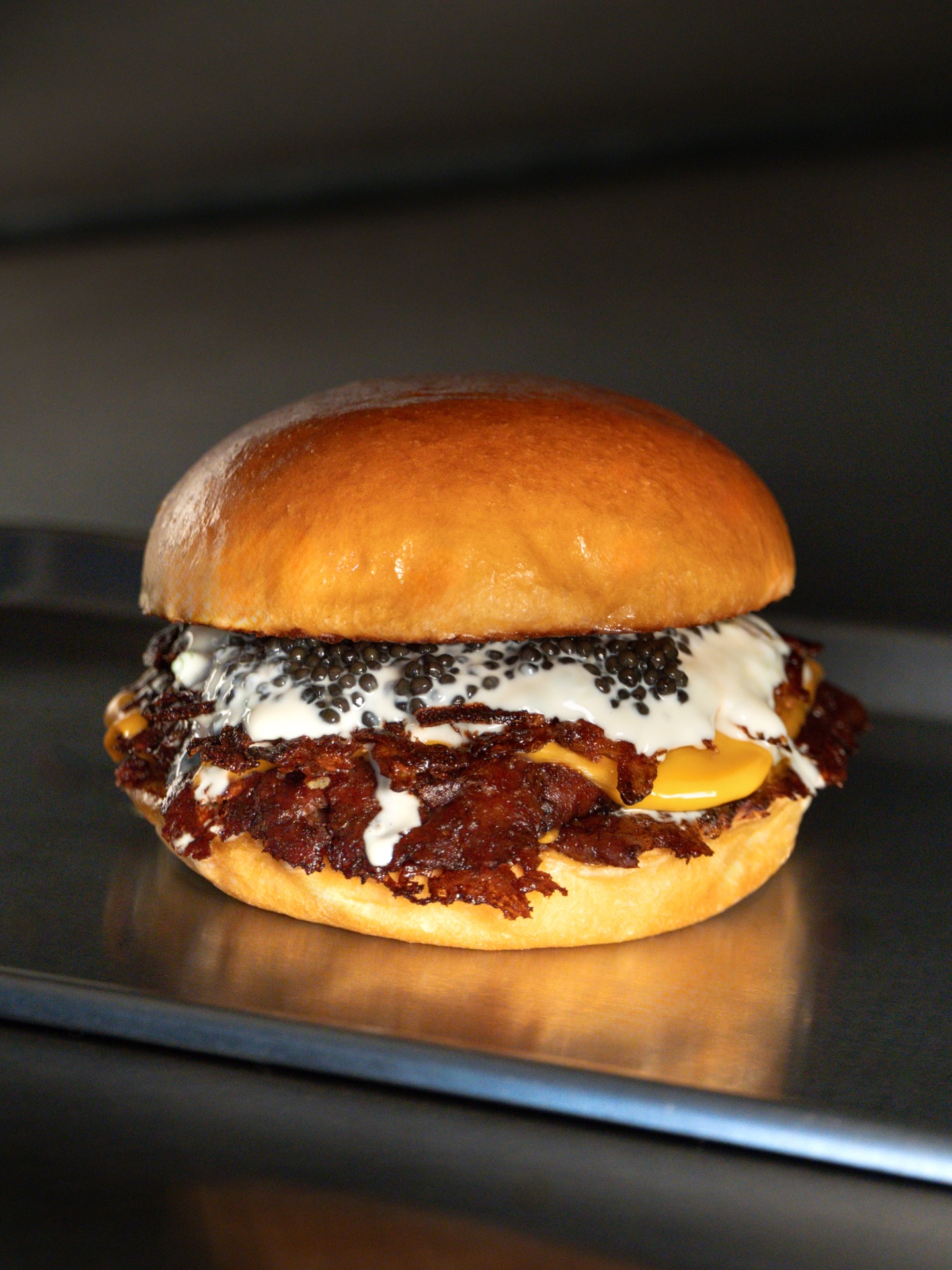 The Caviar Burger 🍔
Available until January 5th, in selected locations.
Double beef patties and American cheese, topped with a hashbrown, crème fraîche & lemon, and Caviar. 🥄
📍 London & Dubai
Available in all locations.
📍 Paris — available in selected locations:
• Beaugrenelle
• Legendre
• Montmartre
• Saint-Germain
• Sèvres
#caviar #smashburger #junksmashburger #caviarburger