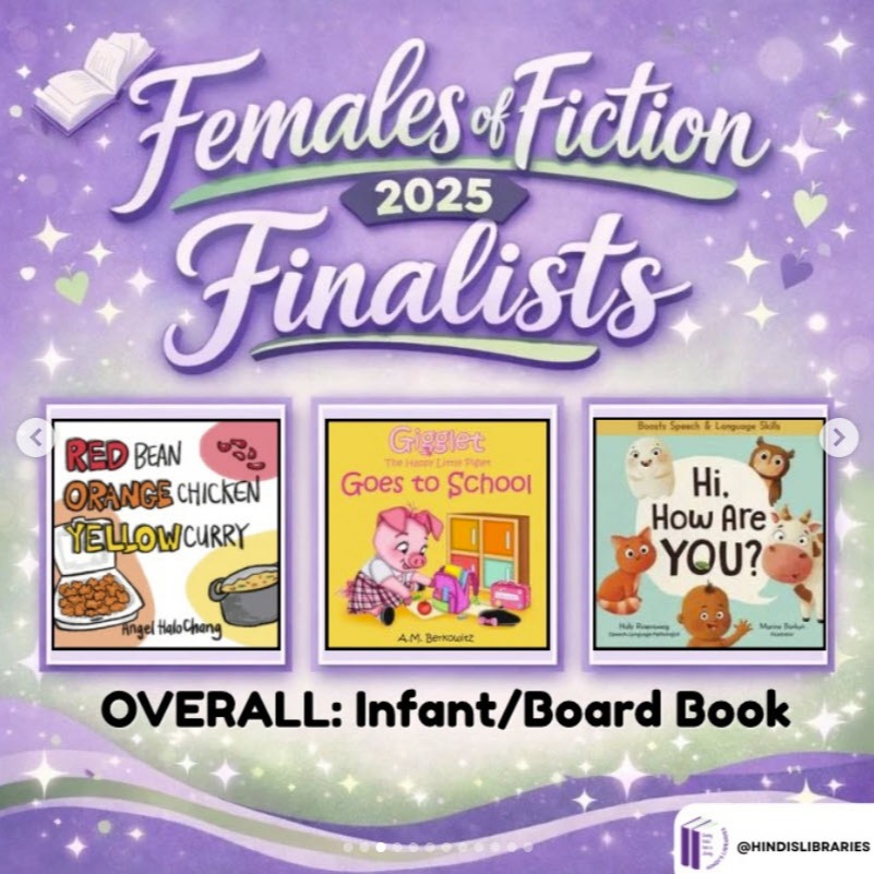 It is such an honor that ๐๐, ๐๐ค๐ฌ ๐ผ๐ง๐ ๐๐ค๐ช? was selected as a finalist in the @hindislibraries 2025 Females of Fiction contest's Infant/Board Book category!
Make sure to follow Hindi's Libraries if you're not already -- they're a wonderful organization that collects and distributes books to children in need! โค๏ธ