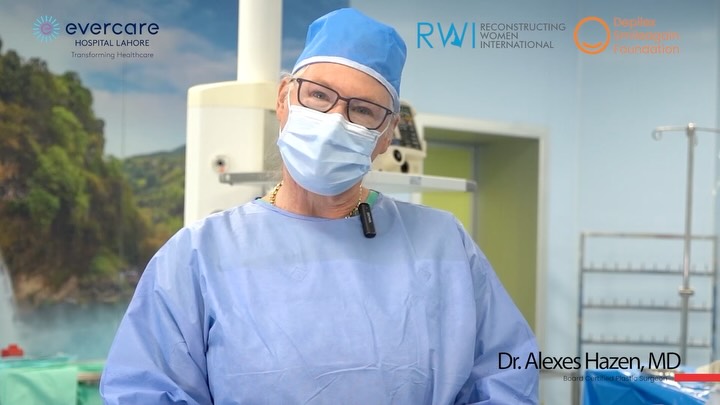 Earlier this month, RWI surgeons @nvlmedicalaesthetics and @alexeshazenmd traveled to Lahore, Pakistan, on a volunteer trip in collaboration with @evercarepk and @depilex_smileagain_foundation .
This trip was a great success: In just one week, the team of surgeons saw 16 patients, conducted 40 surgeries, and made amazing new friends and colleagues.
Thank you to the Evercare group and SmileAgain foundation for their instrumental help and care attending to burn victims in Lahore in need of surgical treatment.
1) Dr. Alexes Hazen, MD @alexeshazenmd ;
2) Uzair. a. Shaikh., Chief Operating Officer, Evercare Hospital Lahore @evercarepk ;
3) Masarrat Misbah, President, Depilex SmileAgain Foundation @depilex_smileagain_foundation
4) Dr. Nancy Van Laeken, MD @nvlmedicalaesthetics
5) Dr. Mian Tahir Shah, Consultant General & Laparoscopic Surgeon, @evercarepk
@reconstructingwomenintl
#womenhelpingwomen #donate #nonprofitorganization #reconstructivesurgery #pakistan