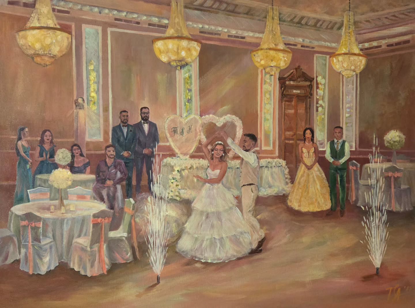 Сватбата на Тея и Николай 💍💛
"Първи сватбен танц"
Размер на платното: 60 x 80см.
Картината е започната на живо по време на събитието и завършена в ателието
Wedding venue: @sofiabalkanpalace #sofiabalkanpalace
#сватбенподарък #сватбенхудожникнаживо
#liveweddingpainting #weddinggift