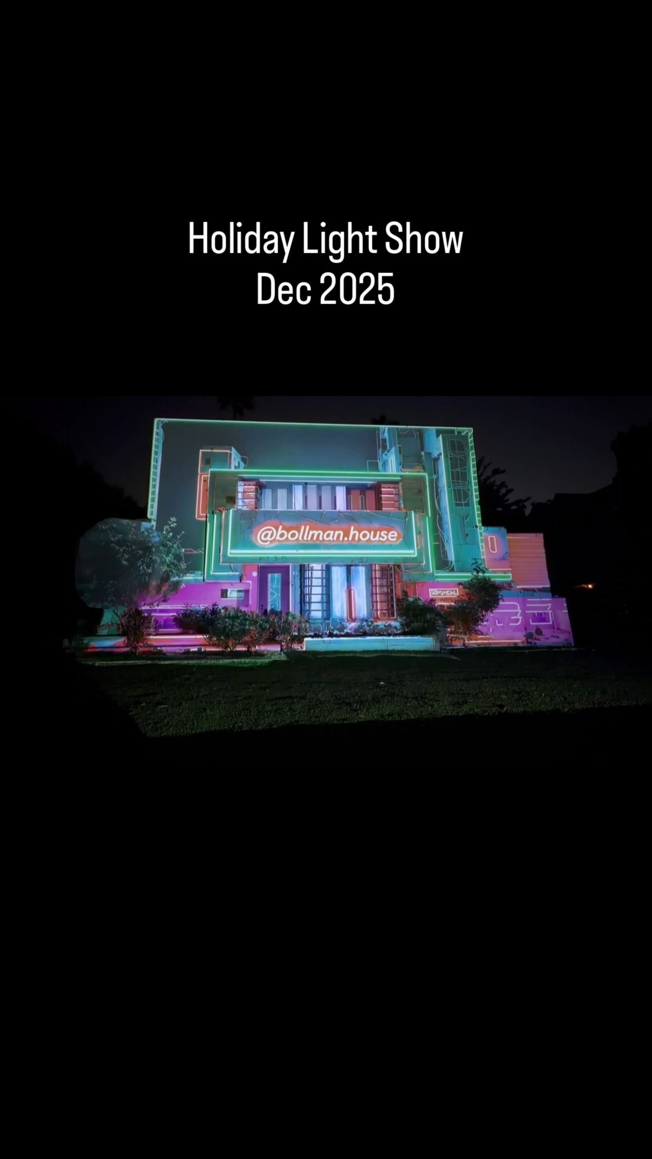 The full holiday light show from Dec 2025 celebrating the holiday season and the house getting listed on the national register of historic places. With over 1000 different images of what the house could look like, it was fun transforming this masterpiece into fantastic places.
#projection #lightshow #lloydwright #architecture