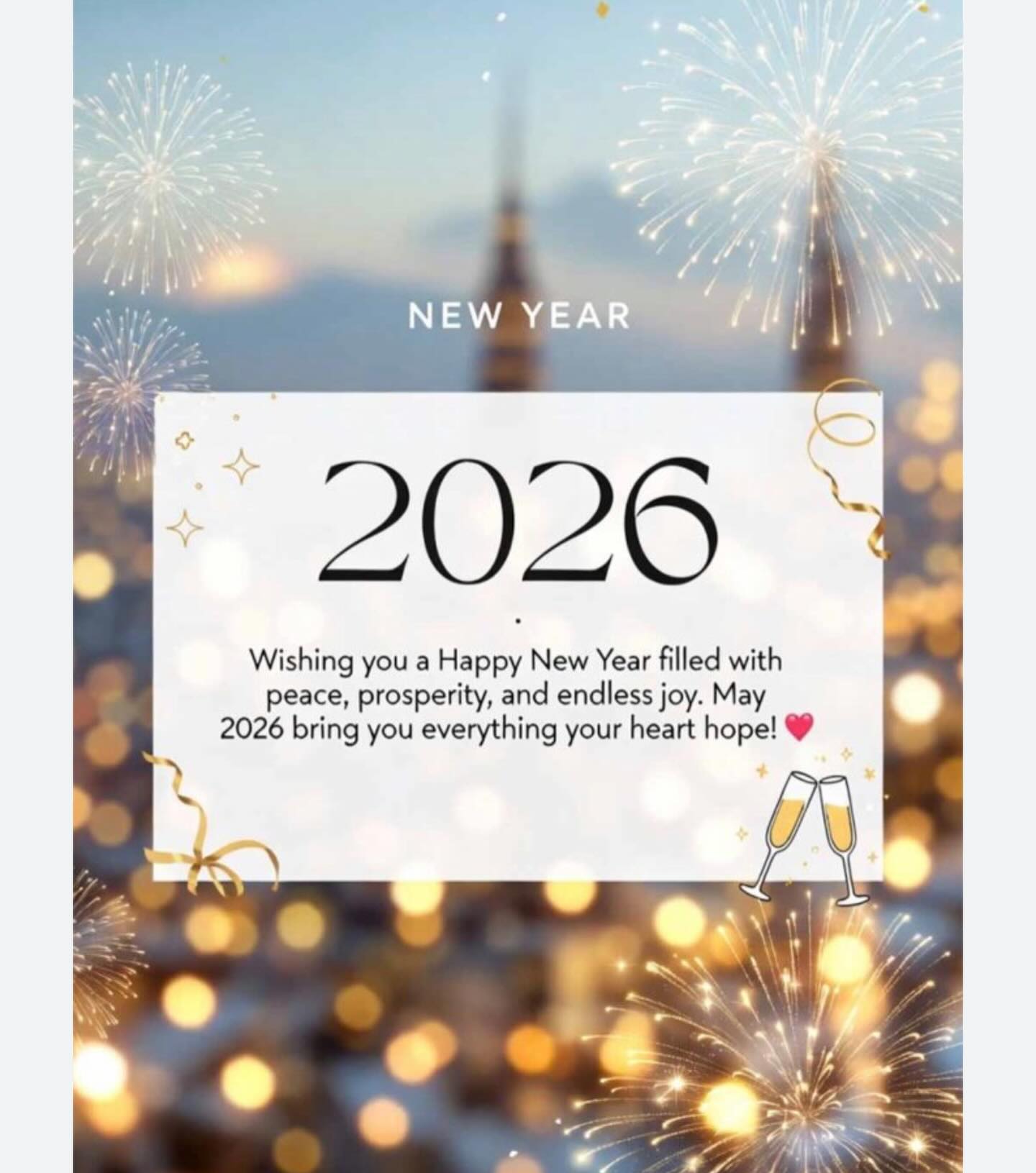 Wishing everyone a happy and prosperous 2026