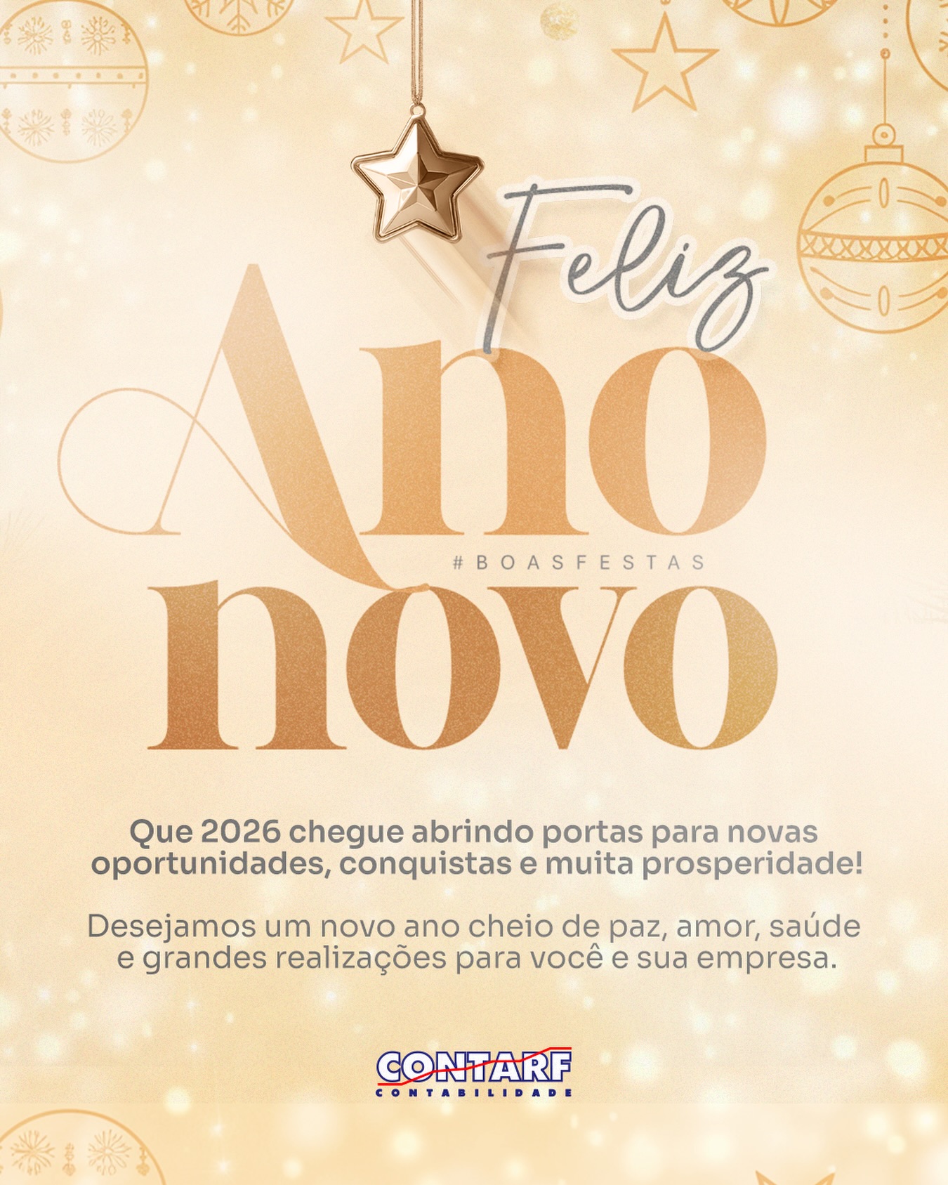 🎆✨ Que 2026 chegue abrindo portas para novas oportunidades, conquistas e muita prosperidade!
A Contarf Contabilidade deseja um novo ano cheio de paz, amor, saúde e grandes realizações para você e sua empresa.
Que seja um ciclo leve, produtivo e repleto de crescimento! 🚀💙
#ContarfContabilidade #FelizAnoNovo #BoasVindas2026 #Prosperidade #Paz Amor