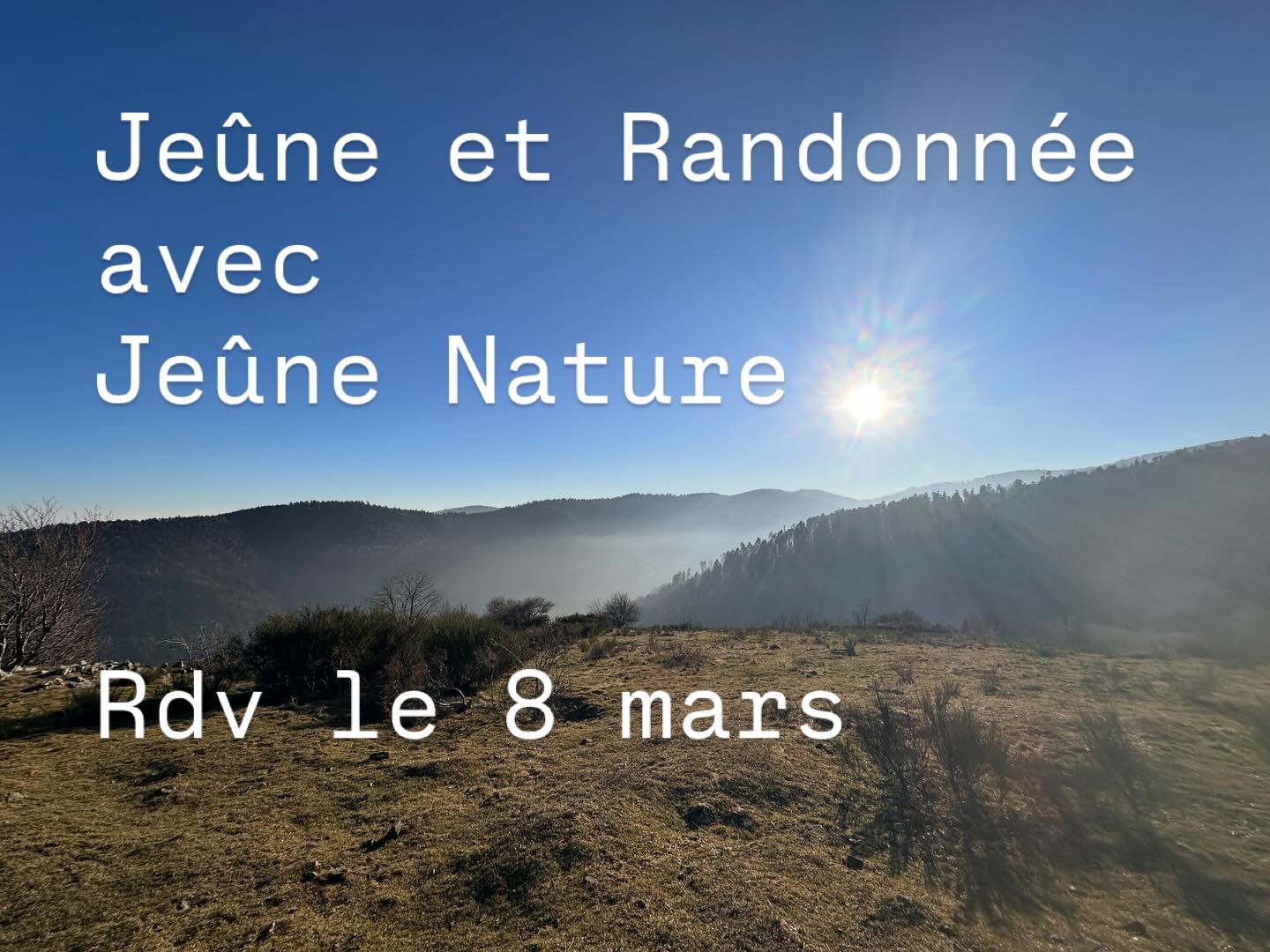 Encore 3 places disponibles. Inscription sur www.jeunenature.com