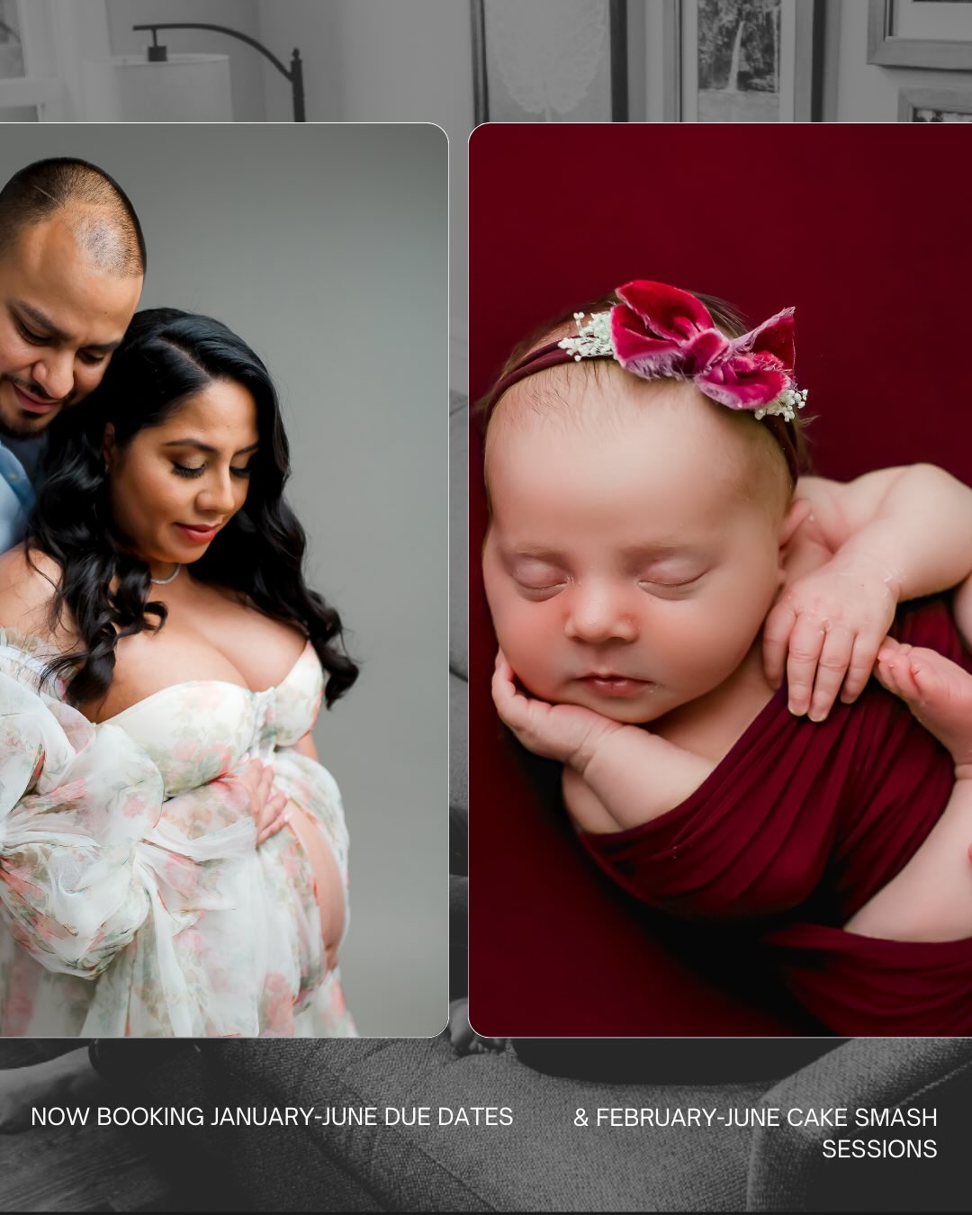 Hey mamas, it’s Jessica the owner of Alogs Photography. I specialize in maternity, newborn & customized cake smash photography, with 10 years experience now. I have had the honor of photographing many expectant moms, babies & those celebrating their first trip around the sun with a cake smash birthday session.
Being a specialist means I have been thoroughly trained in flattering maternity poses & safe newborn posing. Along with all techniques needed to soothe babies into a slumber that allows those squishy poses to take place.
If you are expecting from February - June I would love to be considered for your maternity session & your little one’s newborn photos. If your little one is turning one in the upcoming months I suggest the session take place 3-4 weeks before you will need the images ready by to accommodate for the editing turnaround.
I have a fully stocked studio filled with everything imaginable to make your session beautiful. From adorable props, tiny outfits and the softest layers to snuggle your little ones in to a vast collection of gorgeous maternity available just for you . Please do not hesitate to reach out- I’m already booking well into spring & availability is already limited. In addition due to unpredictable due dates I only accept 4 due dates each month.
❤️January is almost SOLD OUT❤️
Work can be found here &:
https://www.facebook.com/alogsphotography
& 🔗 in bio
Inquiries can be submitted via my website-🔗 in bio under contact form