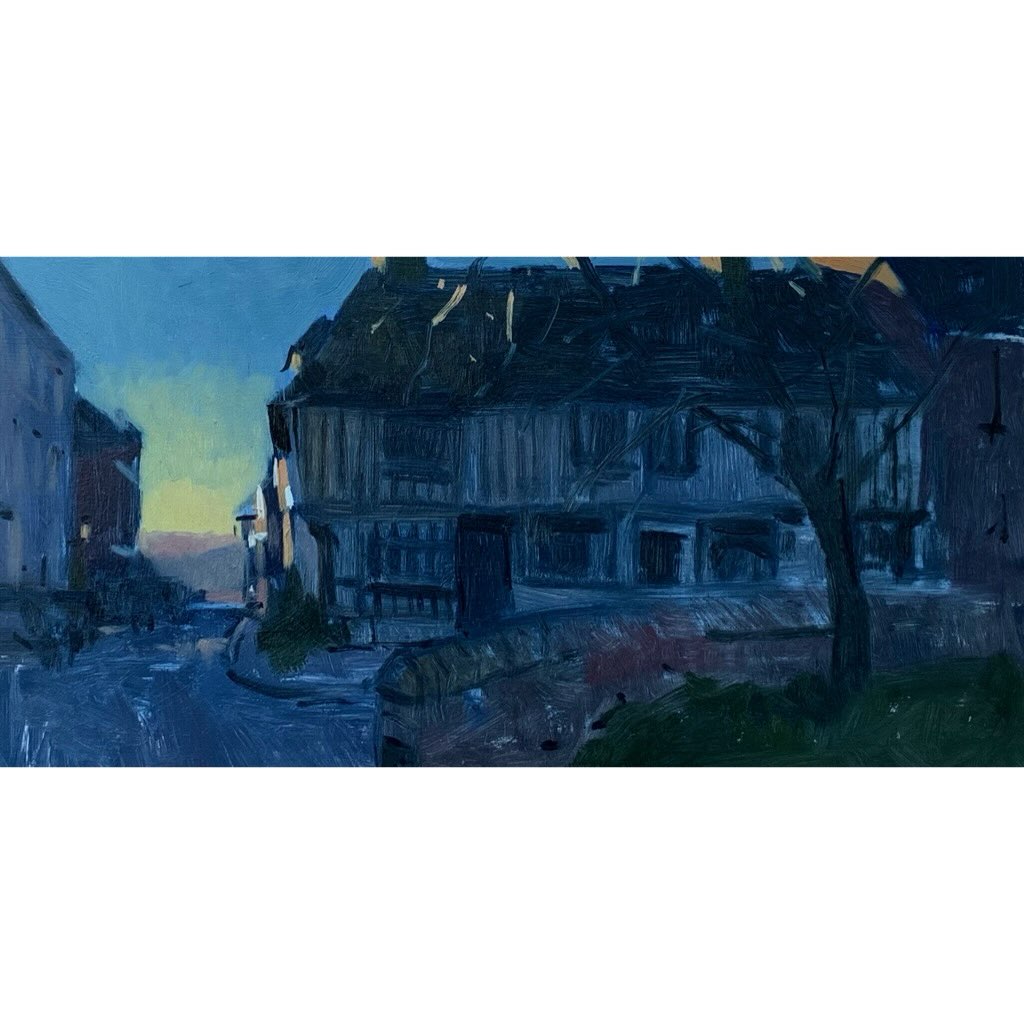 My last paintings for 2025! A painting workshop with @bettylebon in Rye Town, we looked at architecture and find ways to not make Mermaid Street look too chocolate box.
Happy new year everyone!
#rye #paintingworkshop #pleinair #ryetown