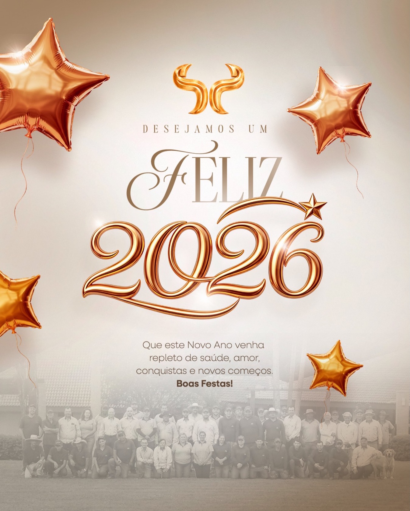 ✨ Feliz Ano Novo! ✨
Encerramos mais um ciclo com gratidão a todos que caminharam conosco, contribuindo com trabalho, confiança e parceria. Cada conquista é resultado do compromisso com a tradição, a qualidade e o respeito ao campo.
Que o novo ano traga saúde, prosperidade e um futuro ainda mais produtivo. Seguiremos firmes, cuidando do que fazemos com paixão, responsabilidade e visão de longo prazo.
Agropecuária São Pedro deseja a todos um Ano Novo de grandes colheitas e novas conquistas.