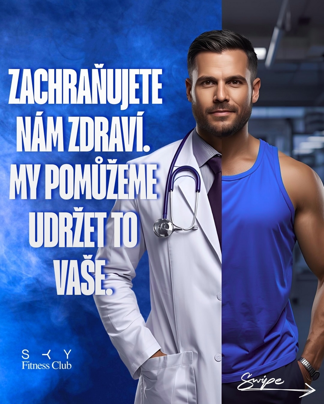 🩺 Zachraňujete nám zdraví. My pomůžeme udržet to Vaše.
Zaměstnanci nemocnic mají u nás
👉 CELÝ LEDEN ZDARMA VSTUP A DALŠÍ:
✔️ vstupy po celý leden
✔️ úvodní konzultace s trenérem
✔️ úvodní skupinová lekce
Čas načerpat sílu.
Čas nadechnout se.
Čas věnovat se sobě 🤍
Stačí přijít do Sky Fitness Clubu a nahlásit kampaň
„Měsíc zdraví – leden zdarma“.
📍 Jindrova 56
#skyfitnessclub#mesiczdravi#ledenzdarma#zamestnancinemocnic#zdravotnictviwellbeingregeneracerovnovahaenergiementalnizdravipeceosobe