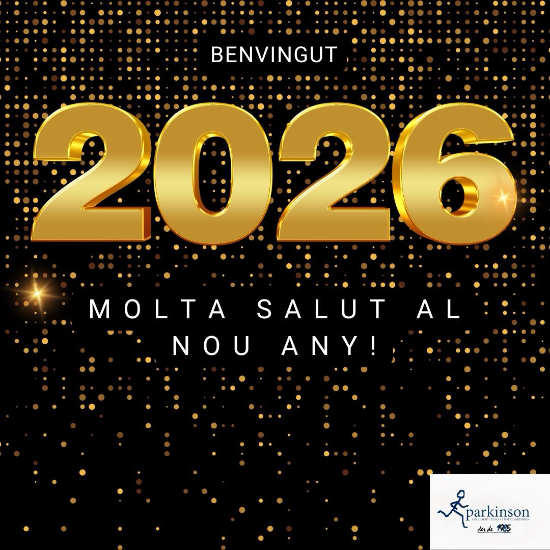 Bon any nou! ✨
Tanquem un any molt especial, marcat per la celebració dels 40 anys de l’Associació Catalana per al Parkinson, i encarem el nou any amb il·lusió, nous projectes i el compromís de continuar al costat de les persones amb Parkinson i les seves famílies.
Us desitgem un any ple de salut, esperança i força compartida. Seguim caminant juntes 💙
#AssociacióCatalanaperalParkinson #ACAP #Parkinson #ParkinsonCatalunya #juntsmiremcapalfutur