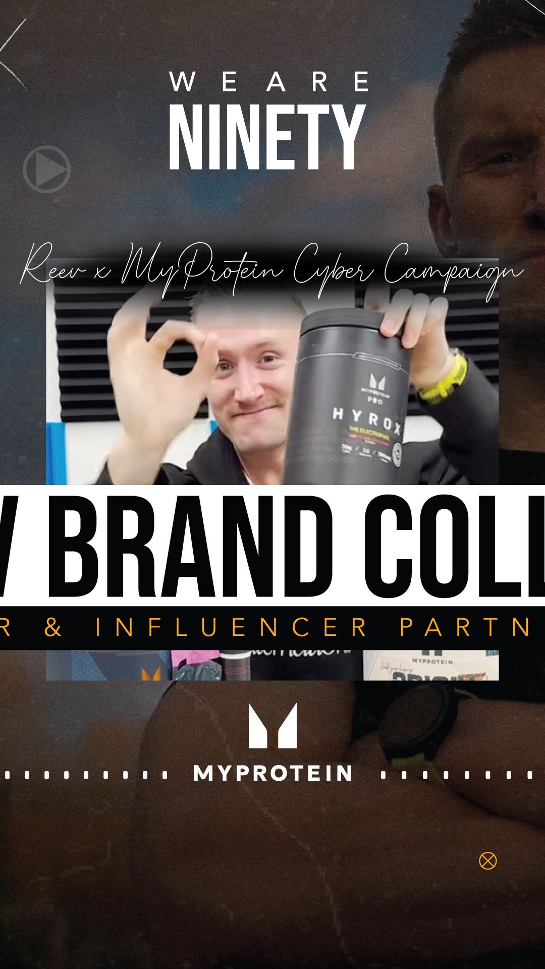 Reev x MyProtein 💪🏼🖤
Reev teamed up with @myprotein for their Cyber Campaign - sharing his #HYROX stack, which helps keeps him fuelled for race day.
Creator management by WeAreNinety.
#MyProtein #BlackFriday #Reev