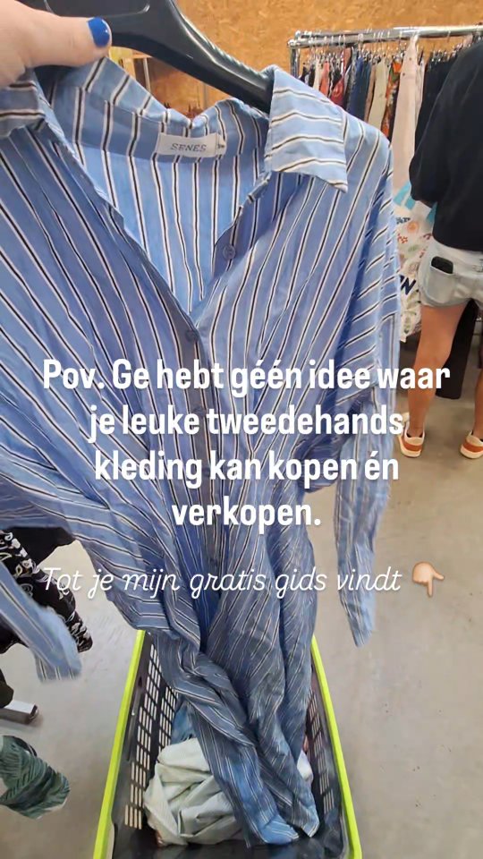 Kleding tweedehands verkopen? Die van jezelf én de kinderen? Misschien ook die van je partner, buurman, collega? 🙌🏼
Geen gatekeeping.
I got you.
Want ik verzamelde een hele reeks aan tweedehands adresjes waar je kleding kan binnenbrengen voor doorverkoop!
Bovendien heb je ineens een overzicht van leuke adresjes waar je zelf ook tweedehands kan shoppen! DE MAX TOCH 💚💚 perfect voornemen voor 2026! Byeeeee fast fashion.
Wat kost dat?
Niks.
Gratis te downloaden op mijn website!
Waarom wacht je nog?
Ah en nu je hier toch bent, volg je verder mee? 🌱
En bekijk ook eens mijn andere gidsen boordevol tweedehands tips: van aankoop tot verkoop ✨
Tot snel!