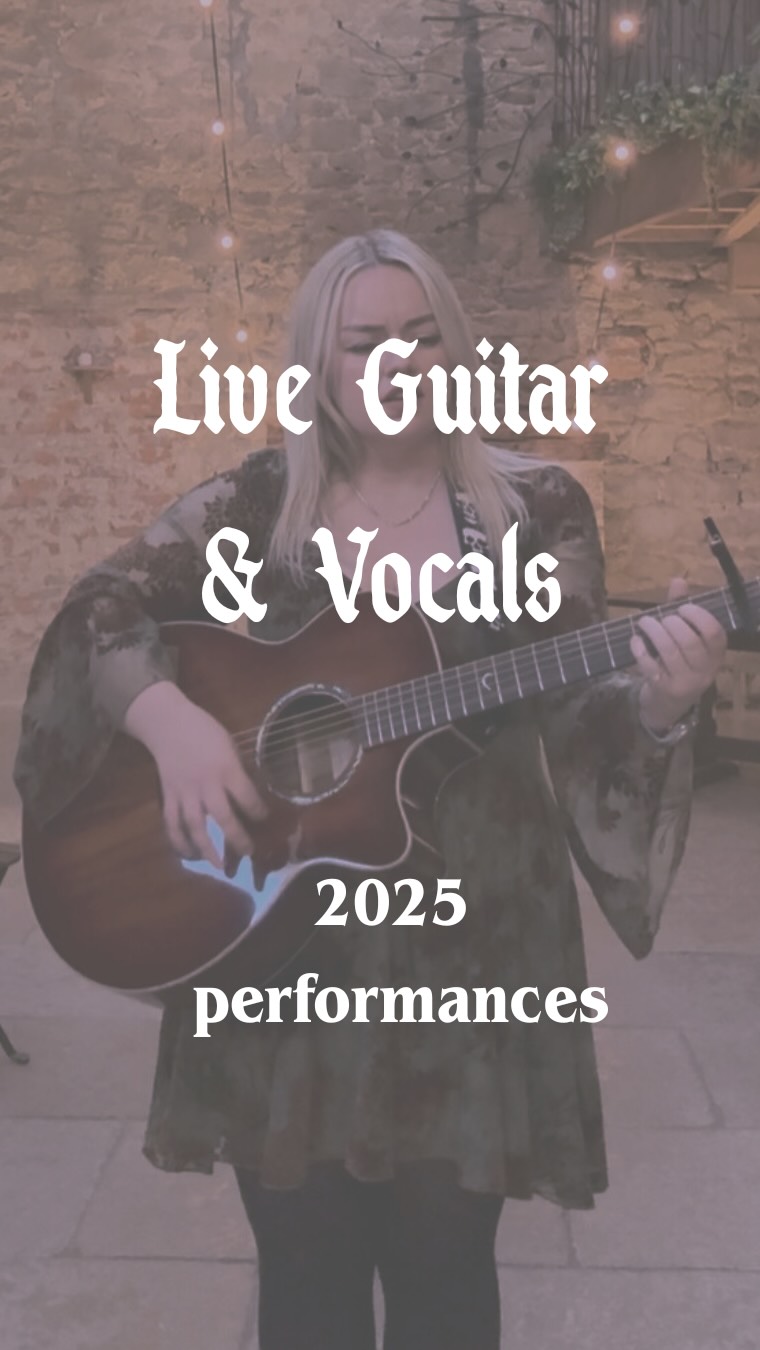 Some live acoustic guitar + vocal clips from 2025.
Performed solo and with my acoustic trio.
No edits, no backing tracks — just honest, live music.
If this feels like the right fit for your event, I’d love to hear from you. #2026wedding #engaged #weddingsinger #yorkshirewedding #weddingmusician