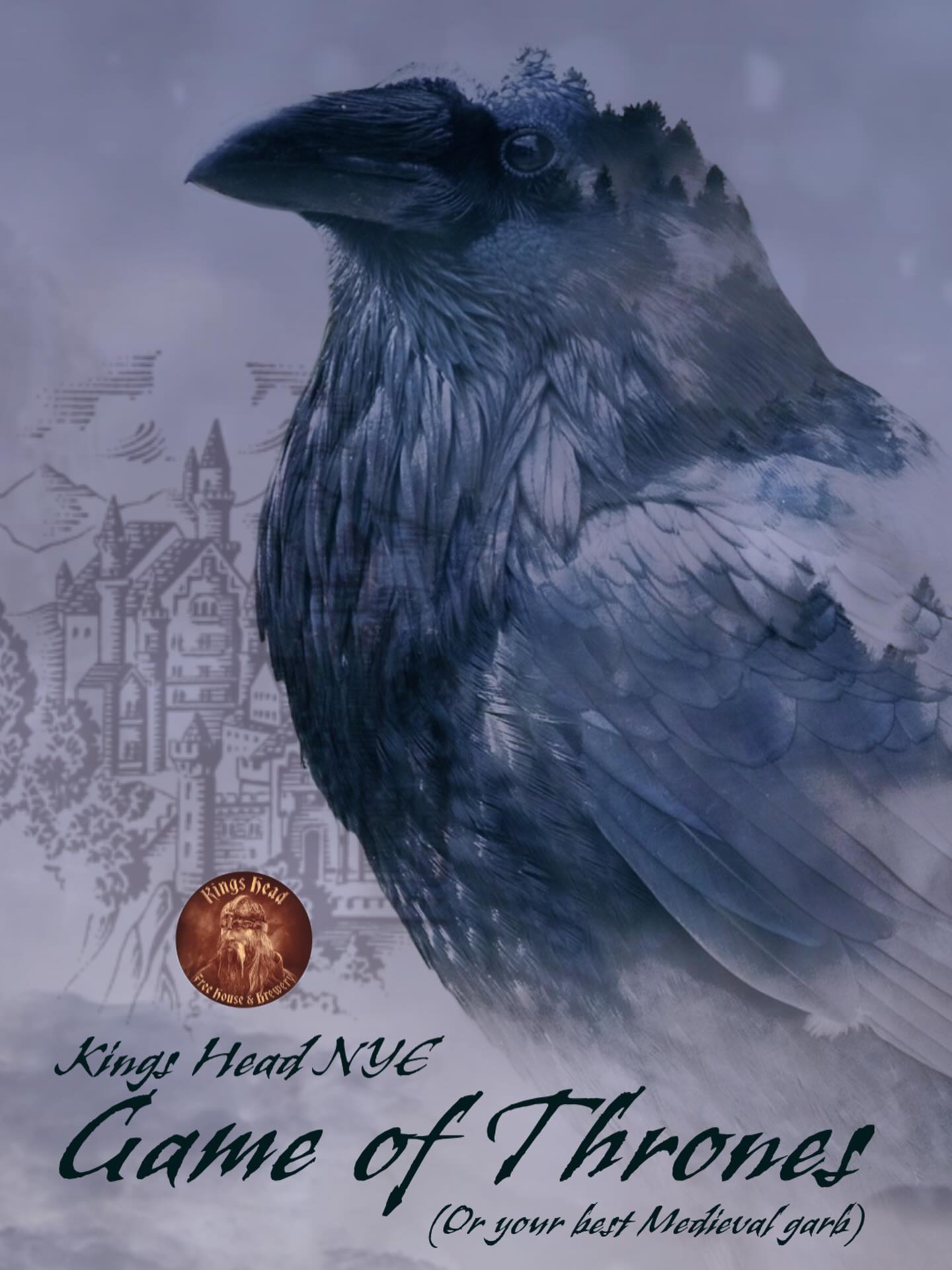 Winter is coming so join us on the 31st December at ‘Kings Landing’ for our Game of Thrones themed NYE celebrations! We’ll be open from 6pm with a live music set from The Wildlings duo followed by DJ sets from Rob Stark & Jon Snow! Dress up is, as always, encouraged so please channel you favourite GOT character or come dressed in your best medieval style garb!
Tables will be on a first come first served basis so do come along early to nab yours.
Please let us know if you’ll be seeing in the new year with us by emailing info@kingsheadbildeston.com.