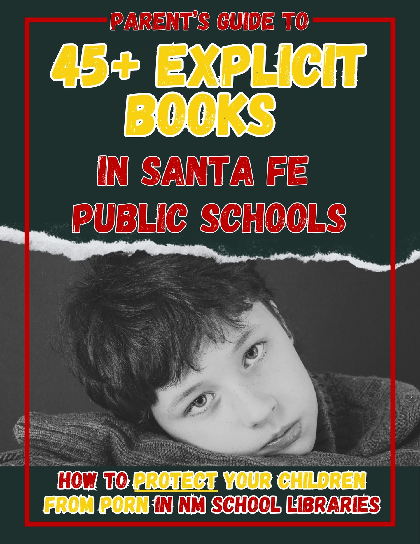 🤯🤯🤯45+ EXPLICIT BOOKS IN SANTA FE PUBLIC SCHOOLS + "FREEDOM TO READ" PORN IN SCHOOLS LEGISLATION: Progressive legislators are trying to make it MORE DIFFICULT to remove age-inappropriate explicit content from schools. Although they don't want you to know about it, NM school districts have refused to protect children from the pornographic and excessively violent content in their school libraries.
🧐🧐🧐We now have 5 parent’s guides to explicit books in (NEW!) SANTA FE, GALLUP-MCKINLEY, ALBUQUERQUE, RIO RANCHO, AND LAS CRUCES SCHOOLS. These are books with detailed descriptions of child r4pe, s3x acts between adults and children, children using hard drugs and s3x toys, children engaging in cutting and suicidal behaviors, excessively violent imagery, etc. Most parents have no idea that these books are present in their children's schools.
Parents can DOWNLOAD THE GUIDES to find out which books are in their child's school library and HOW TO OPT OUT their kids HERE 👇👇👇: https://www.nmfa.us/schoolbooks