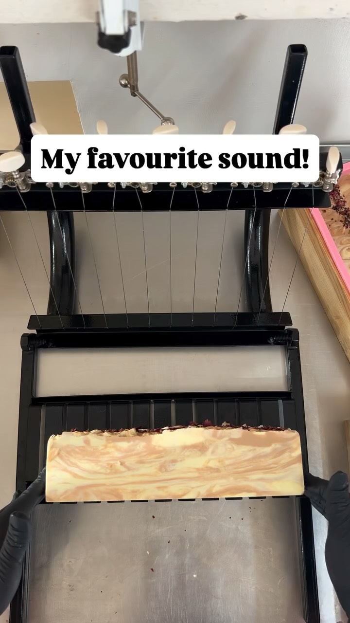 The sound of cutting soap 🫶🏼
There’s something super satisfying about the twang the soap cutter makes once it’s cut through a loaf of soap!
#goatsmilksoap #allnaturalskincare #madeinyorkshire #familyrunbusiness #soapasmr