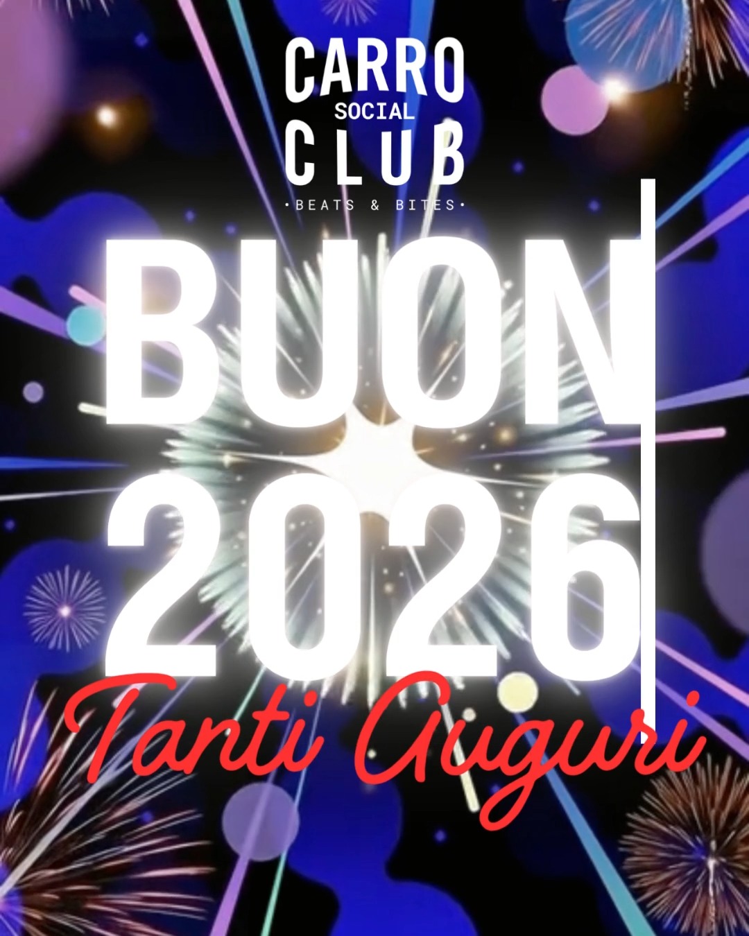 Buon anno!!! 🍾
Che sia un anno di tavolate lunghe, brindisi sinceri, risate improvvise e serate che iniziano senza programmi e finiscono nel modo migliore.
Grazie a chi, quest'anno, ha scelto di passare un pezzo del suo tempo con noi!
Ci vediamo nel 2026, con la stessa voglia di stare insieme.
#carrosocialclub #kozelcarroponte #milano #capodanno26