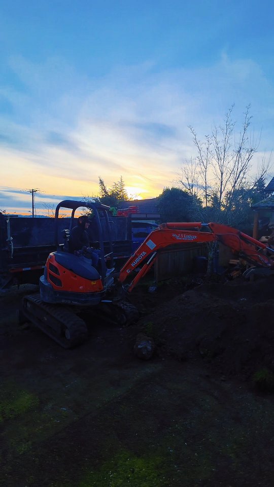 Excavation and gravel installation in burien wa