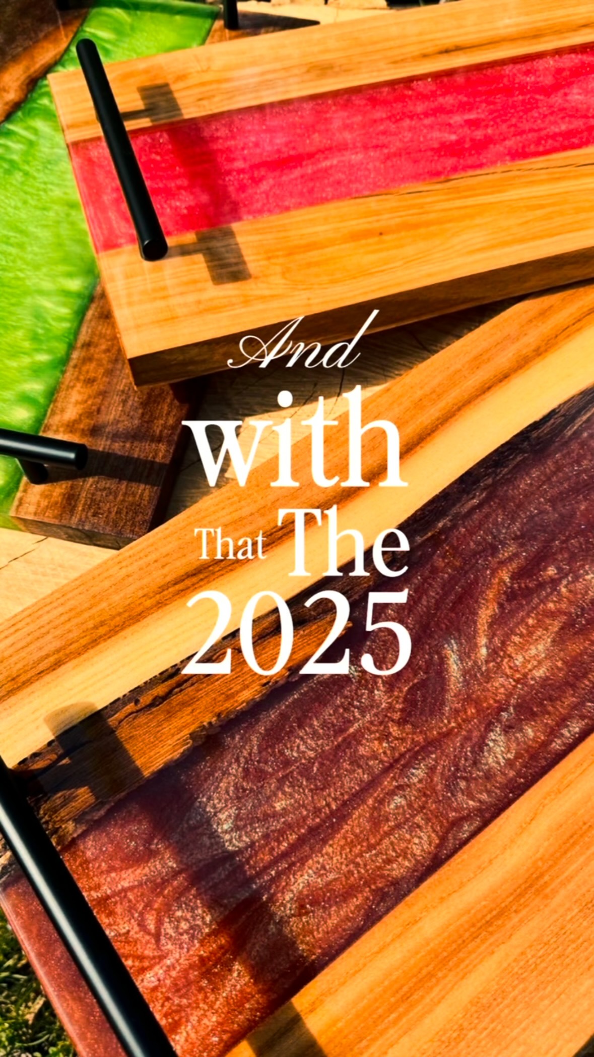 We did some crazy things in 2025 but just wait until you see what we have in store for 2026! CHEERS! 🍻🎉#newyear #happynewyear #happynewyearseve #2026 #goodbye2025❤️👋 #customwood #customwoodworking #customwoodworker #customwoodart #customwoodworkingbusiness #smallbusiness #fyp #newyearsresolution #newyearnewbeginnings
