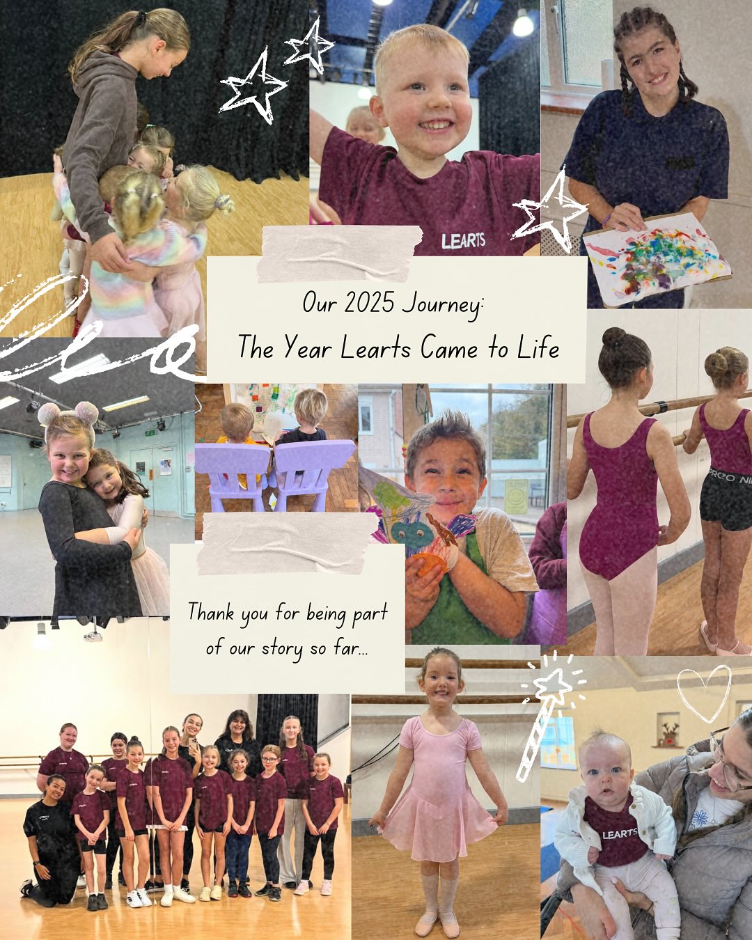 2025… the year Learts came to life 💛
From our first ever classes to opening the Creative Studio and family-friendly cafe - what an adventure it’s been.
Thank you to every child, parent, friend and supporter who has been part of our journey so far. We can’t wait for everything that 2026 will bring ✨
-
#EastGrinstead #CreativeKids #ChildrensClasses #TheatreSchool #ArtClassesForKids #FamilyFriendlyCafe #CommunityArts
