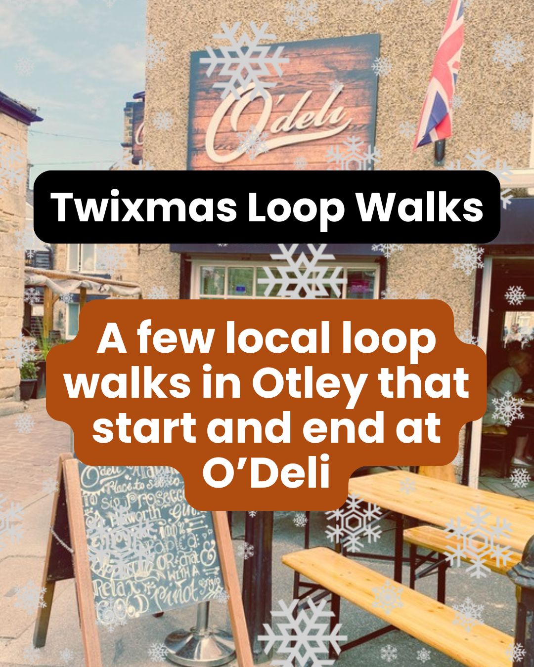 Looking to get some fresh air and steps in this Twixmas! That sweet spot between Christmas and New Year is perfect for getting outside, stretching your legs and making a day of it - and in Otley we're spoilt for choice of some brilliant walks straight from the town centre!
If you’re planning an outing, swing by O’Deli Café before or after one of these loop walks that start and finish right by us 🫶
🥾 The Chevin Circular - 4 miles (shorten/extend as you like)
Start/Finish: From O’Deli up to Chevin Forest Park
Highlights: Woodland trails and big Wharfedale views
🐾 Wharfemeadows Loop - 2 miles
Start/Finish: From O’Deli to the River Wharfe with a loop through the park.
Highlights: Riverside views, ducks, benches & epic kids play area
🌿 Gallows Hill Nature Loop - 3 miles
Start/Finish: O’Deli to Wharfemeadows, Gallows Hill and back to town
Highlights: Peaceful paths, wildflowers, bird-spotting
🏛 Otley Heritage Trail - 2.5 miles
Start/Finish: Town-centre loop
Highlights: Historic buildings, riverside sections, local stories
Here's when we're open over Twixmas and New Year!
Monday 29th 9:30 - 4:30
Tuesday 30th 9:30 - 4:30
Wednesday 31st 9 - 4
Thursday 1st 11 - 4
Then from the 2nd Jan we will return to normal opening hours
Monday - Saturday 9:30 - 4:30
We can't wait to see you!
📍O'Deli Cafe 4 New Market, Otley
#VisitOtley #YorkshireDaysOut #OtleyCafe