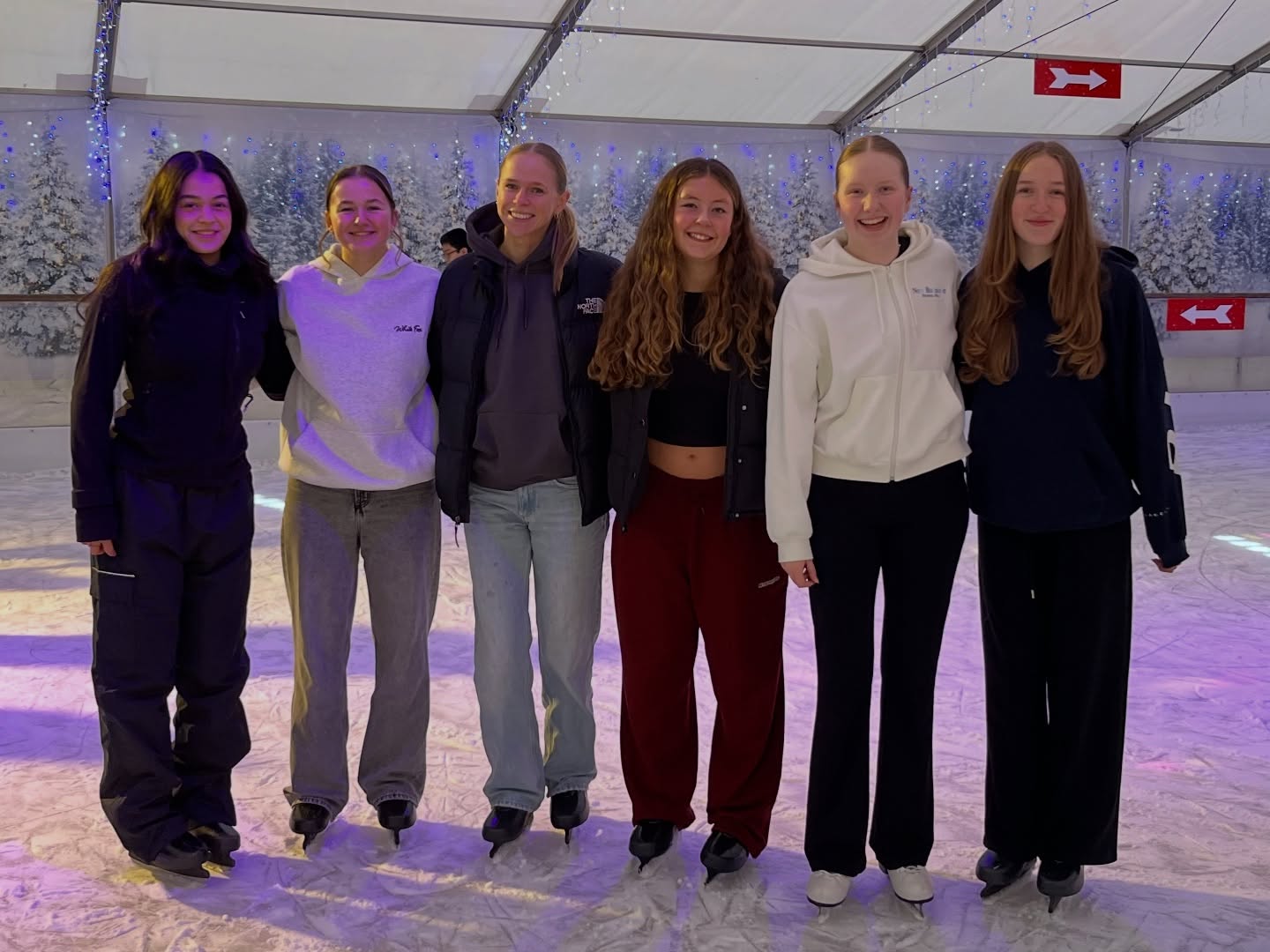 We hope everyone had a Merry Christmas!
The Airies Coaches celebrated 2025 with a trip to Winter Wonderland. Just one coach missing (Lulu!) and a pregnant Saskia hiding behind the camera ๐ถ
What do you think of their balances on ice? ๐ฆฉโ๏ธโธ๏ธ