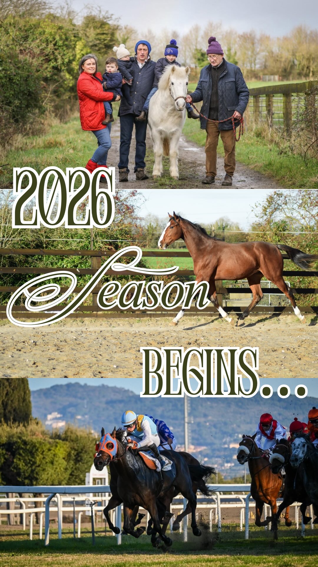 A year of ups and downs. Horses that taught us patience and made us proud, ponies that brought joy, and kids who remind us why it’s all worth it. Grateful for 2025, but happy to see it come to an end — hopeful for better luck in 2026 🤍🐎