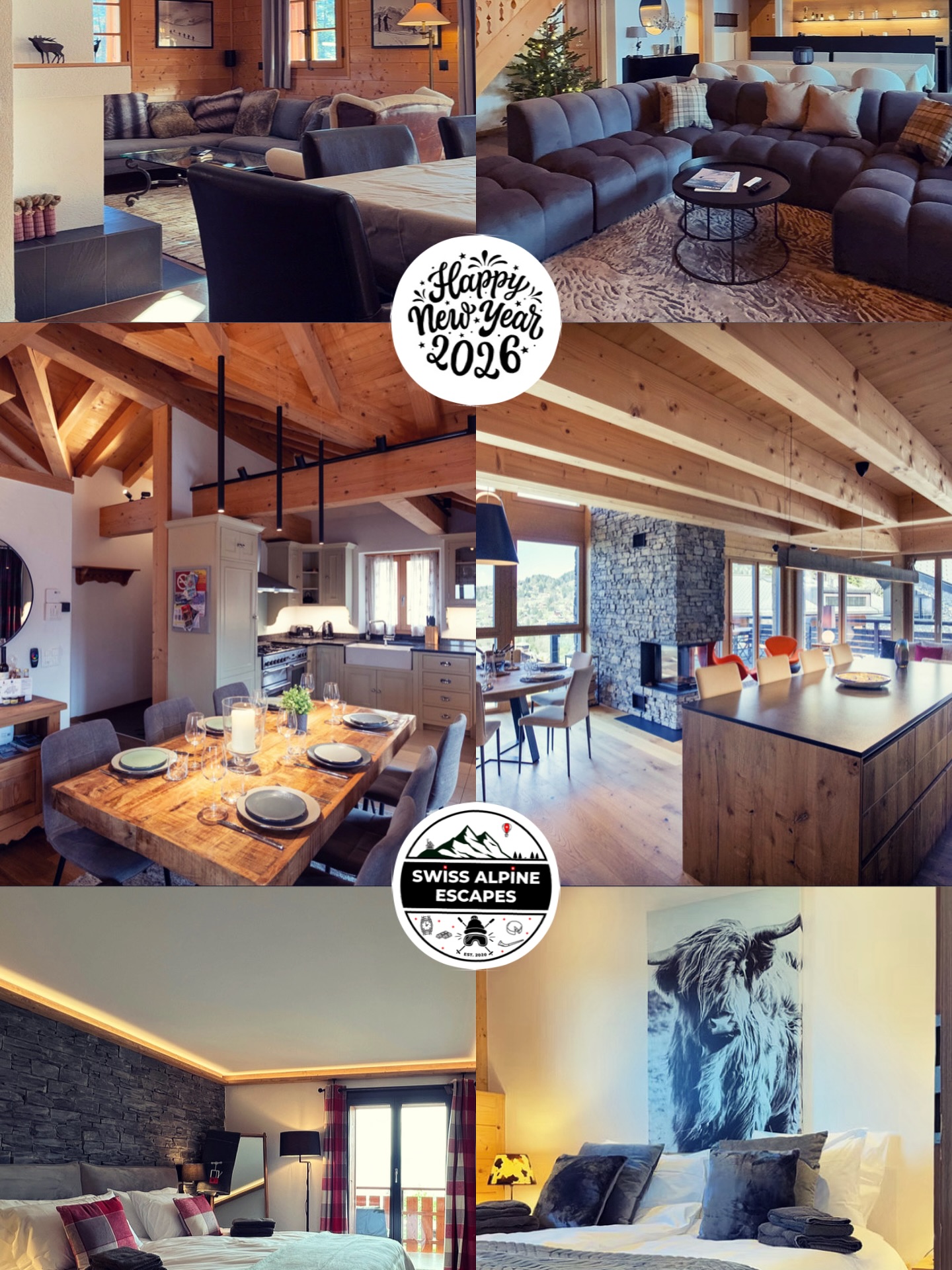 Happy New Year from Swiss Alpine Escapes ✨🥂
Thank you to our past and current guests, and to everyone we had the pleasure of working with on renovations and projects this year. We’re grateful for the growth, the wonderful feedback, and for being able to do what we love every day.
Here’s to new memories and exciting adventures ahead - we already can’t wait for 2026! 🏔️
#HappyNewYear #SwissAlpineEscapes #ThankYou #Grateful #HostingWithHeart #AlpineLiving