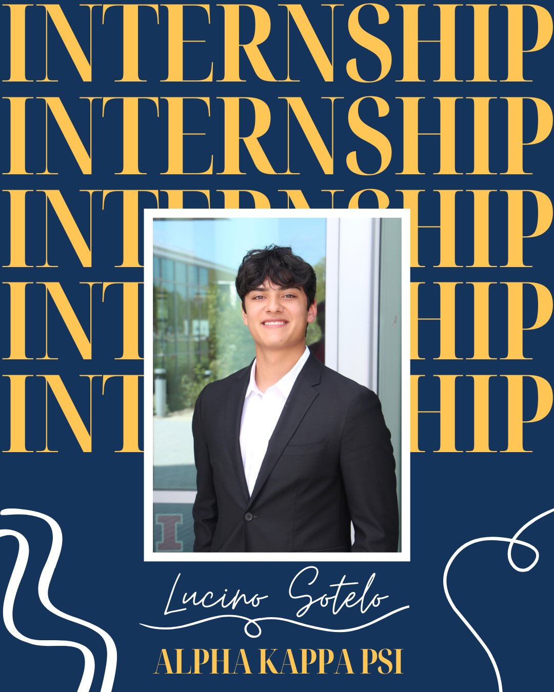 Allow us to introduce you to one of our active members, Lucino! Take a look at Lucino’s journey through Alpha Kappa Psi and his plans for his future in business.