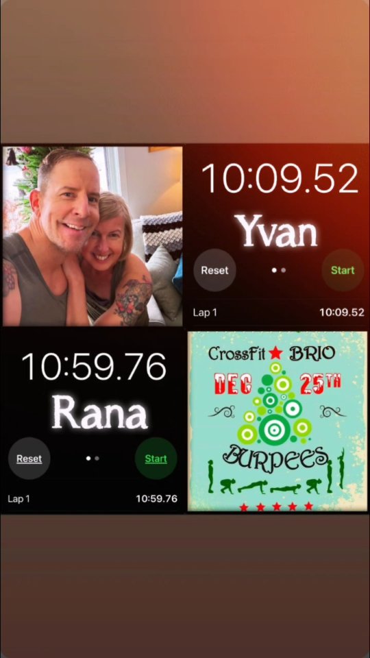 Only the very best type of weirdos would do 150 burpees on Christmas Day 🥰
A high five to all those far and wide that jumped in on the 18th annual @crossfitbrio #xmasburpees. You guys are just the best. Our favorite weirdos, for sure! We can't wait to ride or die with you all through another fantastic year ahead 💪❤️
#ourpeople #crossfit #teambrio #yxefitness