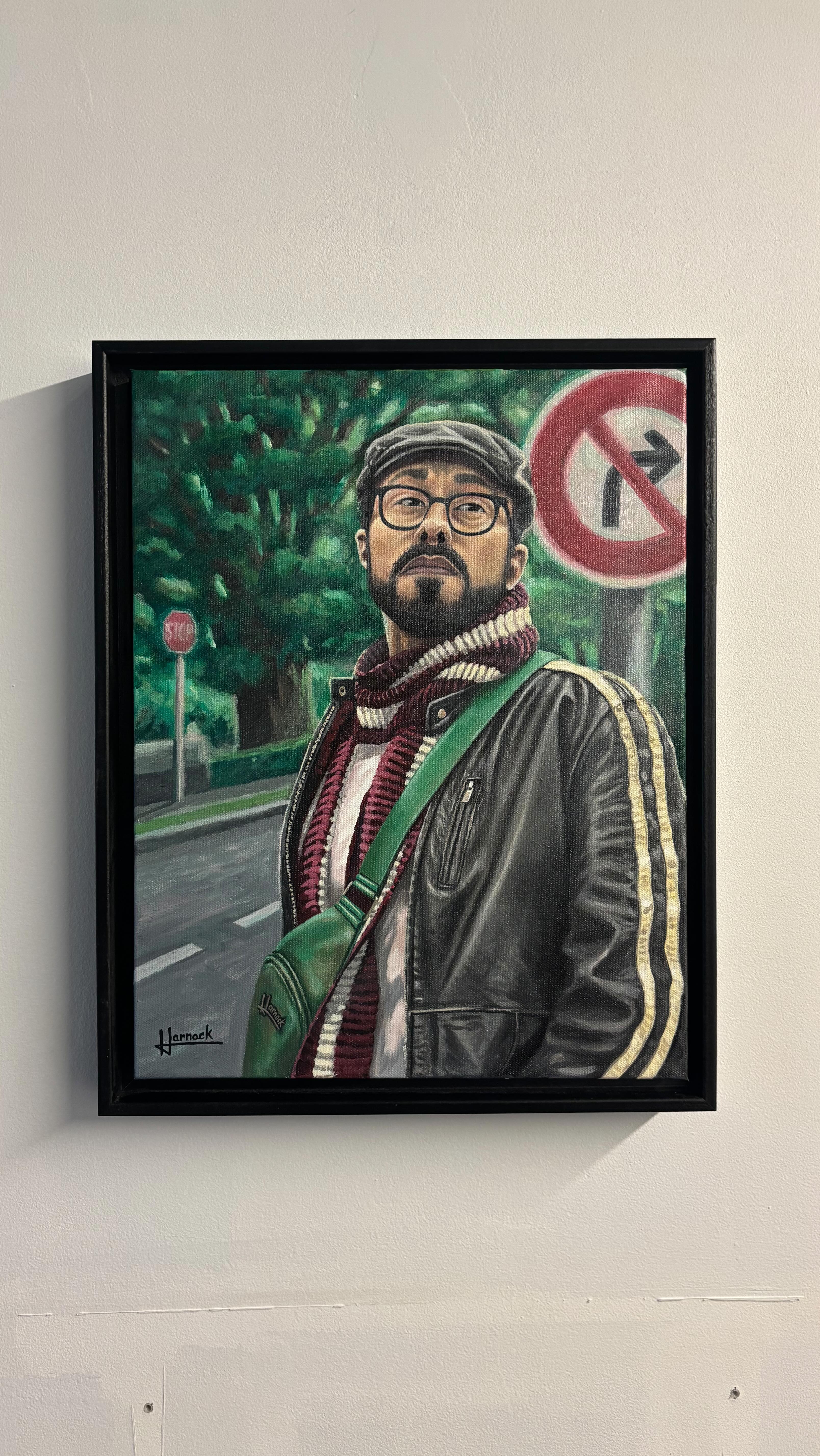 One thing about the @chateau_orquevaux that has really stuck with me is the influence of all the other resident artists. One of which is @demeritt who had a big impact on me during the residency. To me, this portrait represents the importance of relationships. It helped that I snagged this great photo of him that I could use as reference. And I wish I had enough time to paint everyone from the chateau but alas, time does not permit. Shout out to @afa.1991 and @yegarts for making this residency possible. #yegarts #france #residency #artresidency #fineart