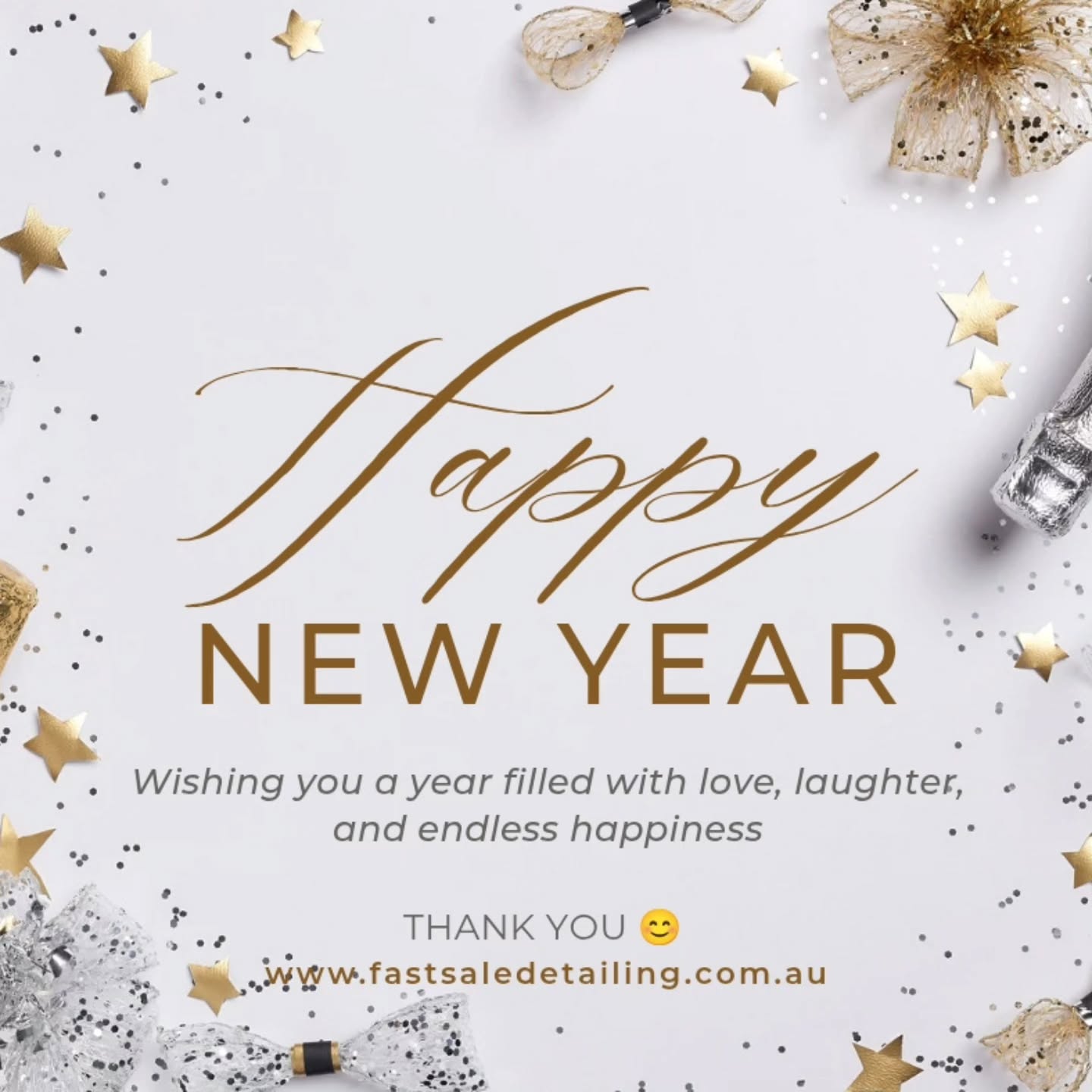 Happy New Year to all our beautiful customers and future customers!
Wishing you all a happy and prosperous 2026!
www.fastsaledetailing.com.au
#clean #newyear #detailing #Sydney #Australia
