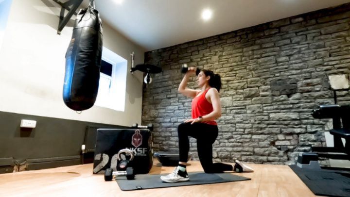 We finished of the year with the wonderful 12 days of Christmas workout....which follows the structure of the song 🎶🎄 🔊
Each 'day' adds a new exercise while increasing the amount of 'gifts' (reps) & repeating all the previous ones. 🎁 It starts nice n easy but gets pretty tough as you go on! 🤩🤪 I certainly had a sweat on! 🥵
1. Kettlebell (KB) Goblet squat
2. Dumbell (DB) Squat Thrusters
3. Alternating DB step ups (on each side)
4. Lunge to stand, foot on bosu ball (regression: floor)
5. Burpee & lateral jump
6. V-sits, alternating leg (each side)
7. Road runners (each side)
8. Kneeling DB Shoulder press (each side)
9. Hamstring hip bridge raise
10. Press ups from knees (progression: knees off!)
11. DB Romanian deadlifts
12. DB bench press
If using weights (regression: bodyweight or light resistance) use weights that challenge you but also allow you to complete all reps with normal tempo throughout, only resting where necessary.
💪🏼❤️
Trivia: If you add up all the 'gifts' given across all 12 days 🎵 what is the total?
?
?
?
That's a lot of reps! 🏋🏼♀️👌🏼 Go on, give it a go!
I hope you had a magical festive season. ✨️
#fitwellmove #getfittohavefun #strenghtraining #personaltrainingbristol #womenspersonaltrainer