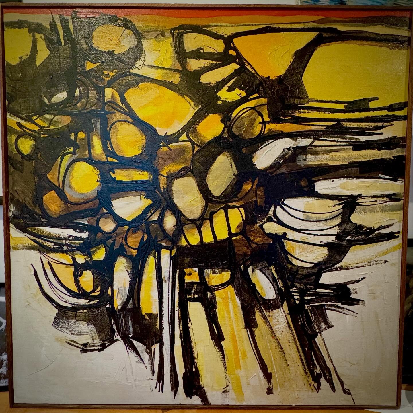 We just got this Amazing and BIG John O Thomson painting and I had to share it. You can see some of his more recent work at johnothomson.com 🎨🖼️
A big Thank You to @myaneurosis for helping us and having a car big enough to get it to our house!
#johnothomson #art #love #abstractart #instagood