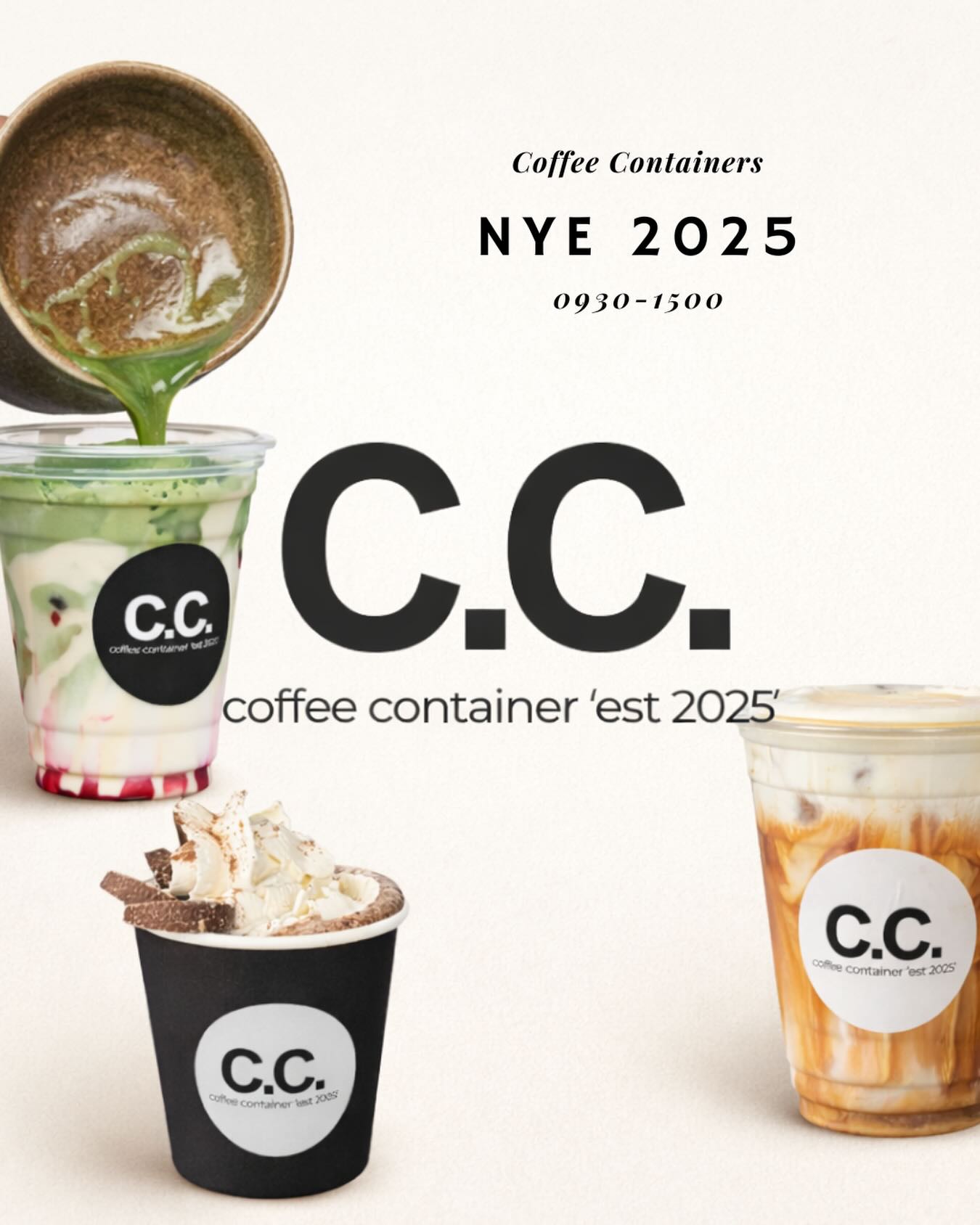 What started with an idea at the beginning of this year is now a community!
Thank you to everyone who’s supported Coffee Container since opening, every visit means more than you can know!
Super excited heading into 2026, hopefully some BIG news is on the way in Jan…
We’re open NYE from 09:30-15:00!
Come celebrate and say goodbye to the year with us! 🕺
Cheers,
The CC Team😊