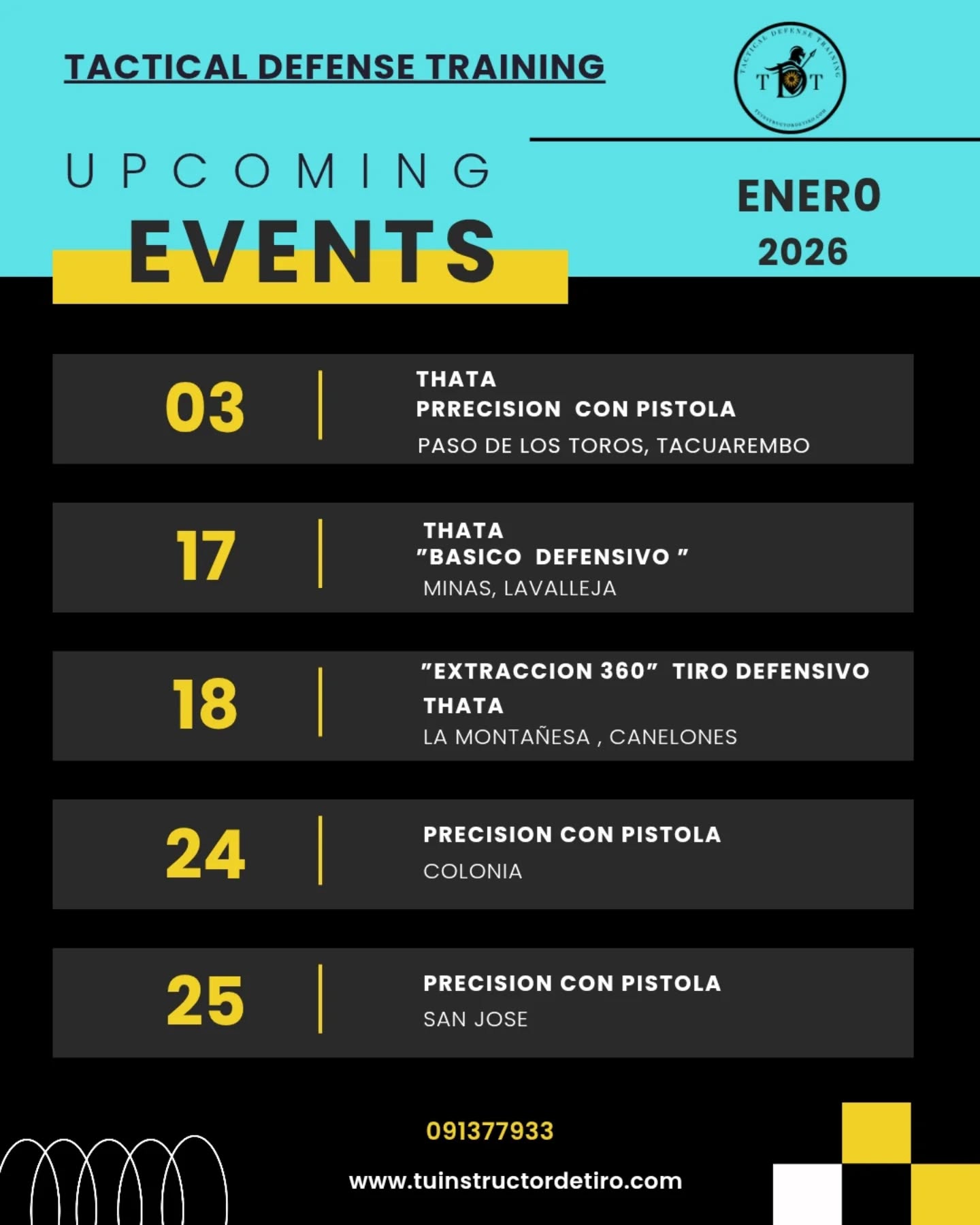 2026 aquí vamos con todo !!!!
Enero de primer nivel !
SÚMATE,!
www.tuinstructordetiro.com