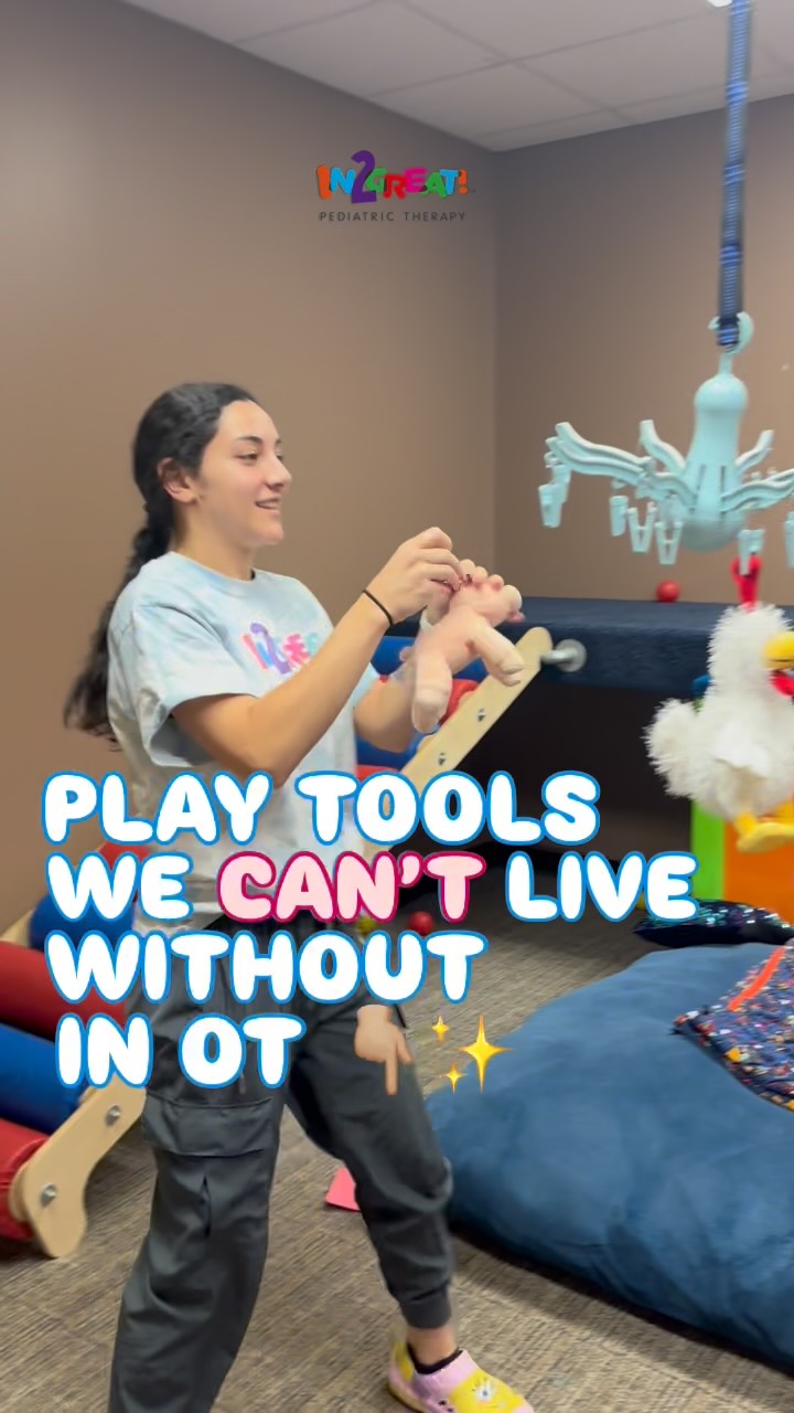 ✨Inside an OT session: My 3 favorite therapy tools!✨
Our OT, Maddie, is sharing her go-to items that make sessions fun, playful, and full of skill-building:
🧸 Hanging Clothespin Octopus
Perfect for overhead reaching, balance, bilateral coordination, and fine motor skills. We can hang anything on it — from stuffed animals to craft supplies — making it a super versatile tool for engagement and strength.
💪🏼 Theraputty
Great for hand strength, warming up muscles before handwriting, and practicing fine motor + bilateral coordination. We hide beads, game pieces, or roll it into shapes and letters — so many ways to build skills through play!
🥚 Easter Eggs
Not just for spring! We hide items inside to target visual scanning, visual-motor skills, and fine motor coordination. Kids love searching for puzzle pieces, letters, crafts — even climbing into the play structure for a gross motor challenge!
Play has a purpose here at In2Great 💙
Which tool would your kiddo love most? Comment below! 👇🏼
#in2greatpediatrictherapy #pediatrictherapy #occupationaltherapy #ottools #finemotorskills
