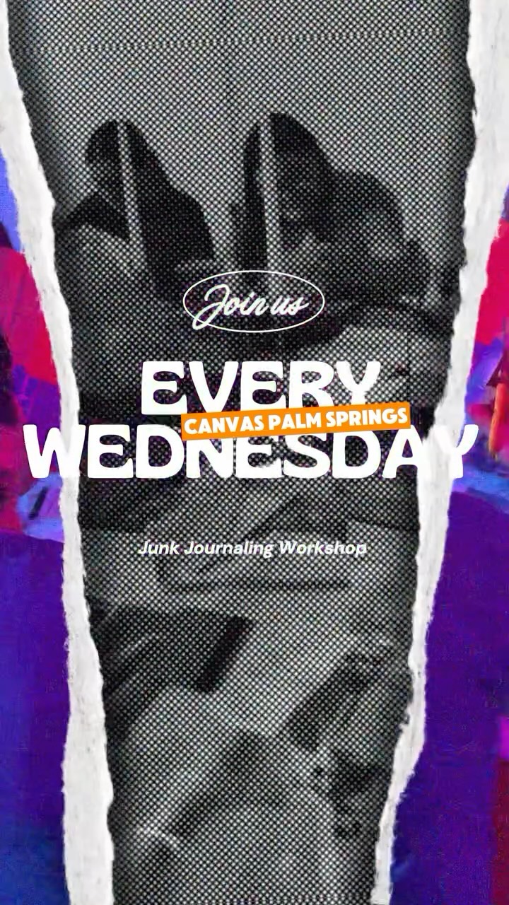 You don’t have to be “artsy” to belong here!
Join us every Wednesday at @thecanvas.ps for our Junk Journaling Workshop. No experience needed, just bring your journal & we provide the rest ✂️✨