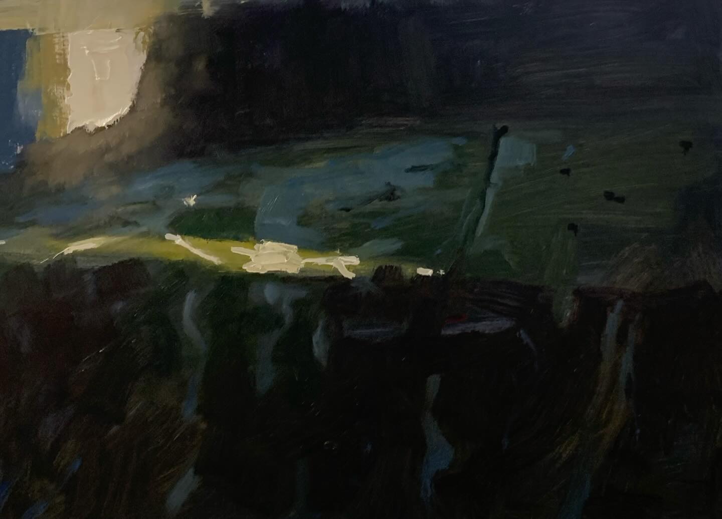 The north-facing fields and Bracon banks were still holding onto their last bits of snow; the sun just couldn’t stand up to the cold wind today.
Hastings Country Park
#pleinair #hastingscountrypark @love_hastingscountrypark