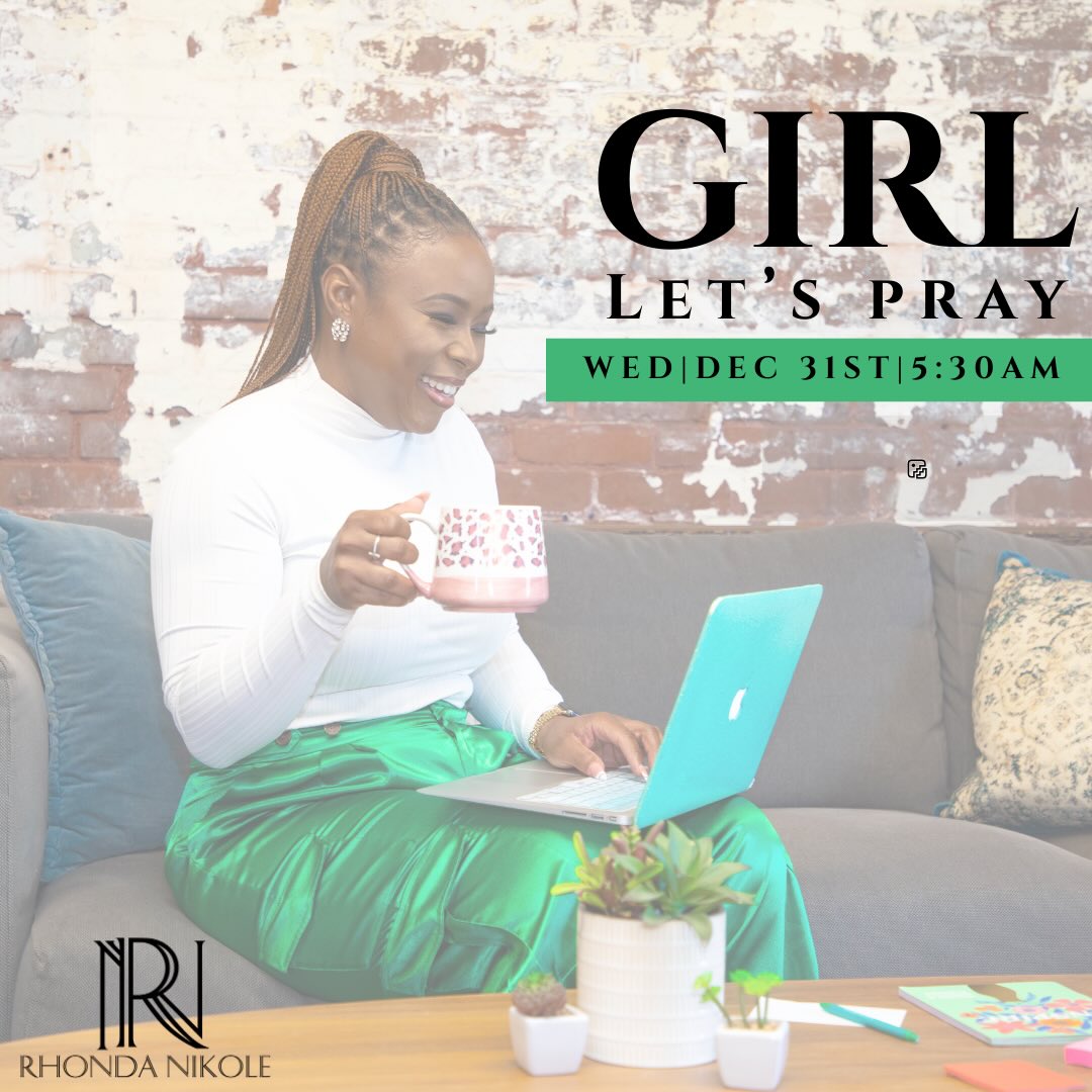 New Years Eve at 5:30am I’m hosting my end of year prayer call for women.
If you’ve never joined before, this is the perfect time. We’re closing 2025 out in prayer and stepping into 2026 covered and clear.
No pressure, no cameras, no pretending. Just real prayer and real peace.
If you need that, pull up. Link in Bio. 🫶🏾