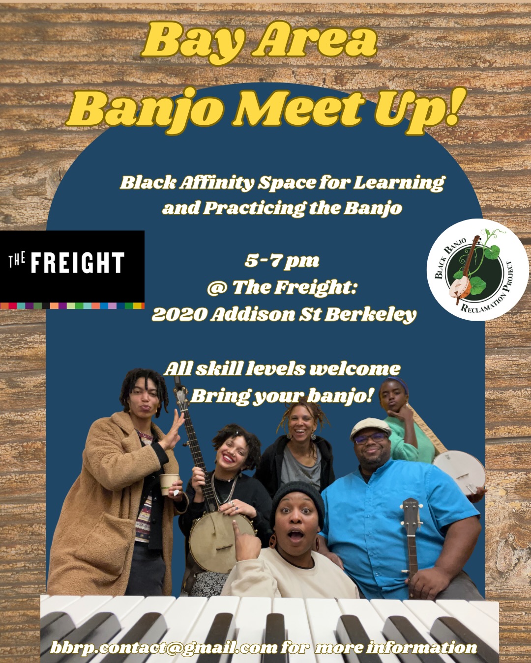 🪕This Friday
🌉Bay Area Banjo Meet Up
🪕This Sunday
🗽Brooklyn New York Banjo Meet Up
This is the place for you if you have been:
- playing by yourself and want to try with people
- want to try playing your instrument as part of a folk music ensemble
- you want to learn banjo in a Black community
- culturally, historically relevant and aware music space
- you want to meet banjo baddies
- you want to start the New Year off by having fun!
- you’re ready to get connected to a worldwide network of Black Banjo but start with your local community