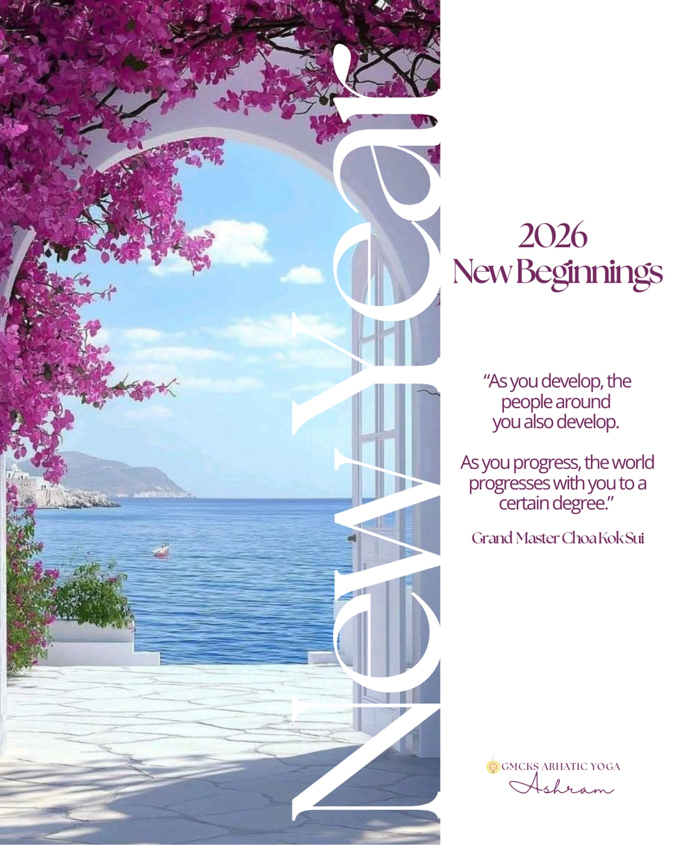 2026 New Beginnings ✨
A new year invites us to pause, reflect, and step forward with love, purpose, and inner growth.
“As you develop, the people around you also develop. As you progress, the world progresses with you to a certain degree.”
— Grand Master Choa Kok Sui
🌸 Begin the year grounded in love, gratitude, and clarity
🌸 Grow together through meditation, learning, and service
🌸 Walk the path with a community that supports inner transformation
The Ashram is a space to reconnect, realign, and deepen your spiritual journey. We look forward to welcoming you through the many events and gatherings planned for 2026.
Join us, stay connected, and let’s grow together this year.
Drop a ✨ if you’re ready for a year of love, light, and spiritual progress.
#gmcks #pranichealing #mcks #newyear #newbeginnings