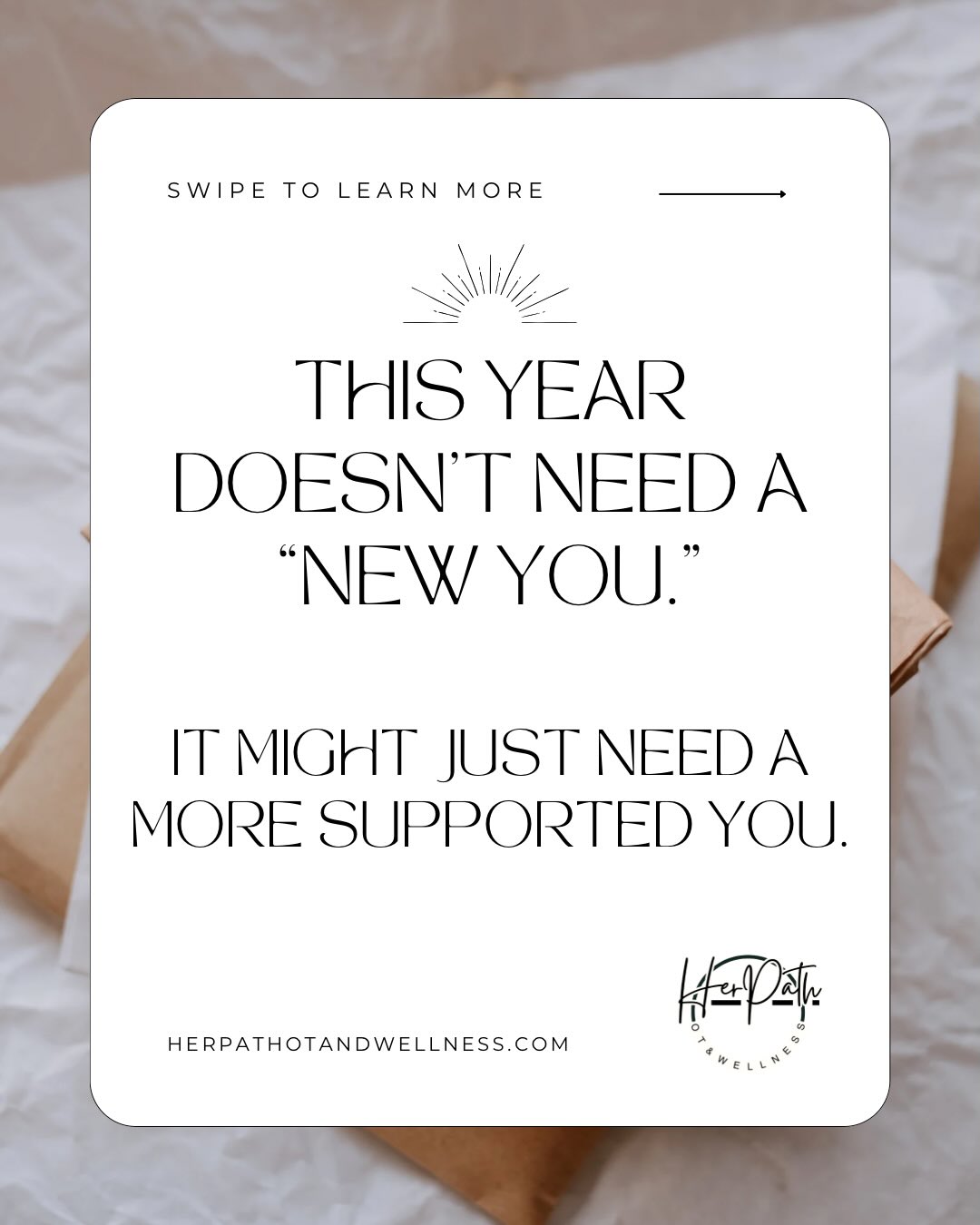 The start of a new year can bring a lot of pressure—especially for women and mothers.
Instead of asking your body to do more, what if this year you gave it more support?
At HerPath OT & Wellness, I work with women through every season—preconception, pregnancy, postpartum, and beyond—offering care that’s gentle, evidence-based, and deeply respectful of your lived experience.
✨ Pelvic health therapy
✨ Perinatal nutrition support
✨ Women’s health & postpartum fitness coaching
✨ Babywearing consultations
If you’ve been waiting for the “right time” to prioritize yourself—this is your sign.
👉 Link in bio to learn more or book
👉 DM me with questions—I’d love to support you #pelvichealth #pregnancy #postpartum #babywearing
