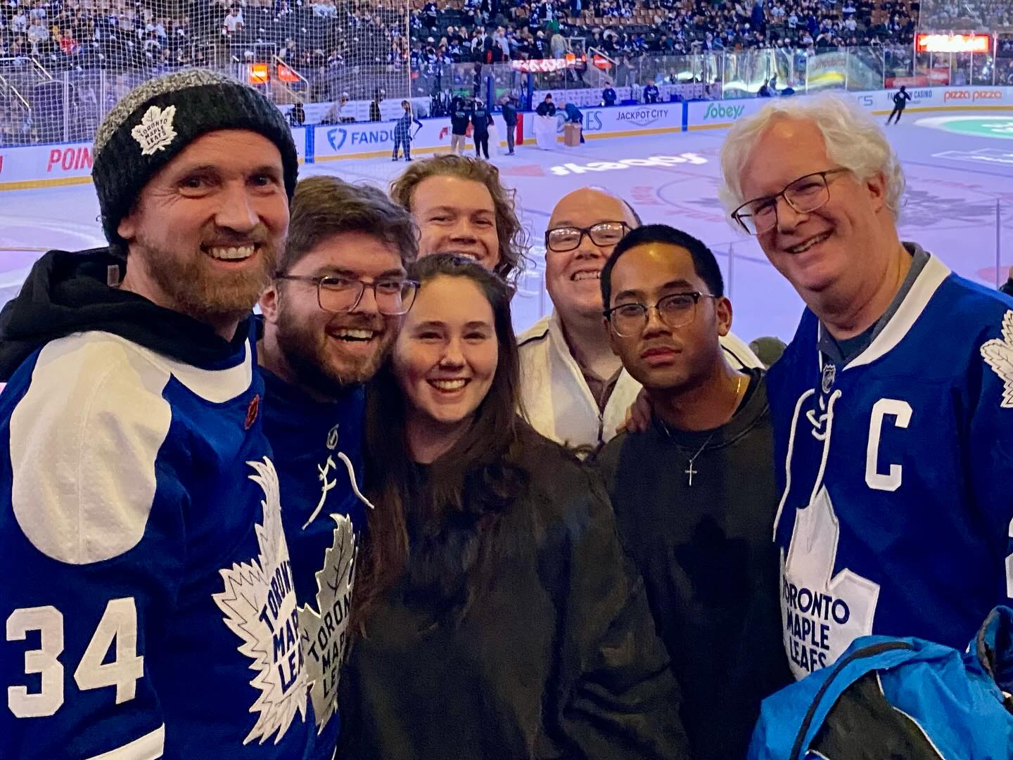 Started the New Year with a win on the ice, and off alongside the best people!